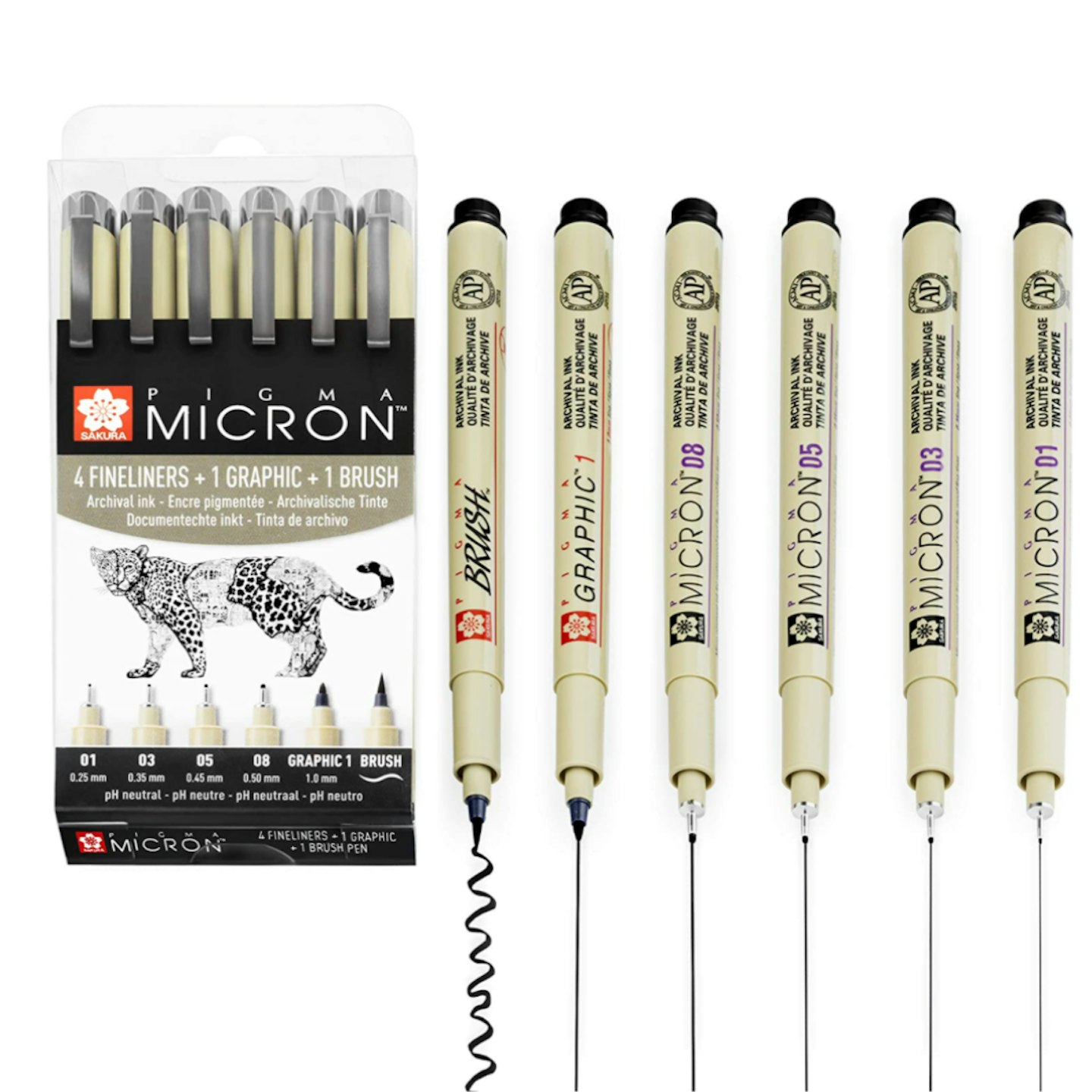 Sakura Pigma Micron - Pigment Fineliner Pens