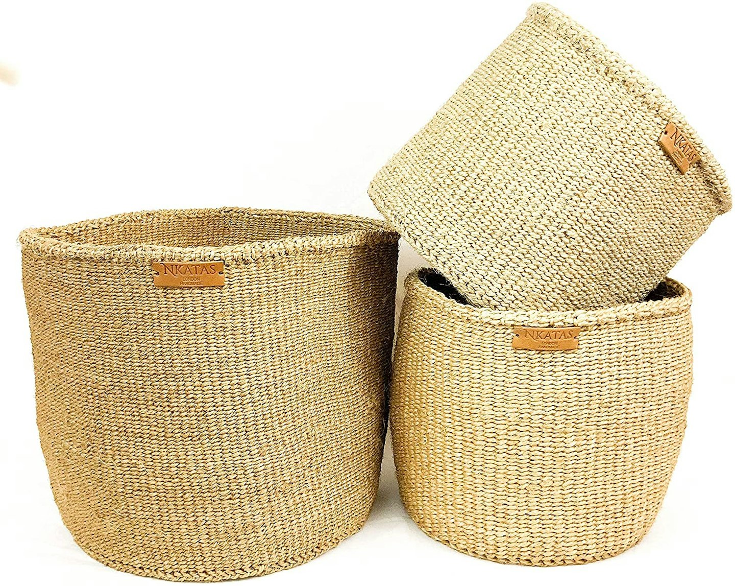 Amazon, Nkatas Sisal basket planters indoor plant pot, £29.99