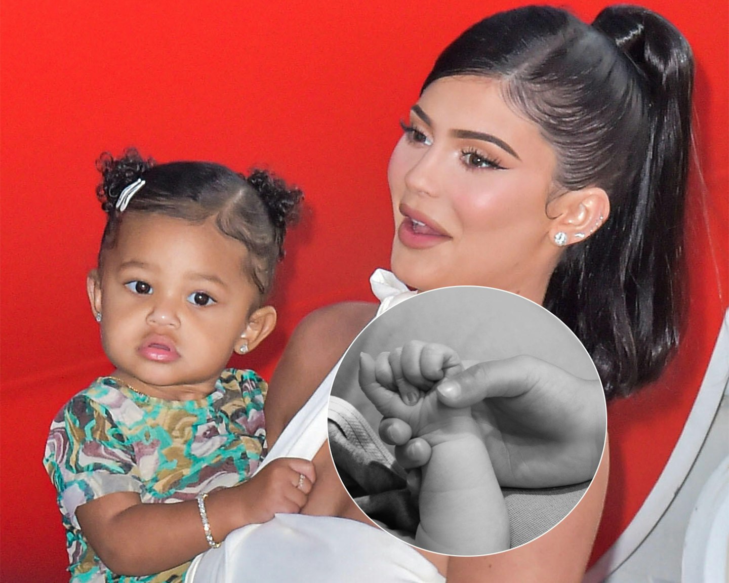 Kylie Jenner, Stormi and Wolf