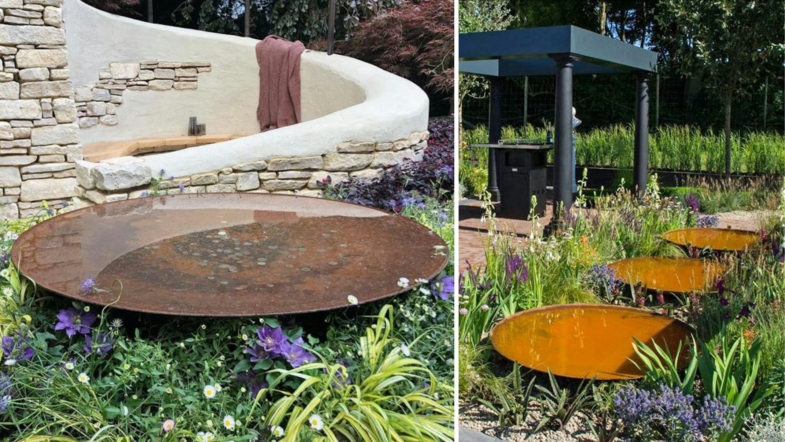 Garden water bowls