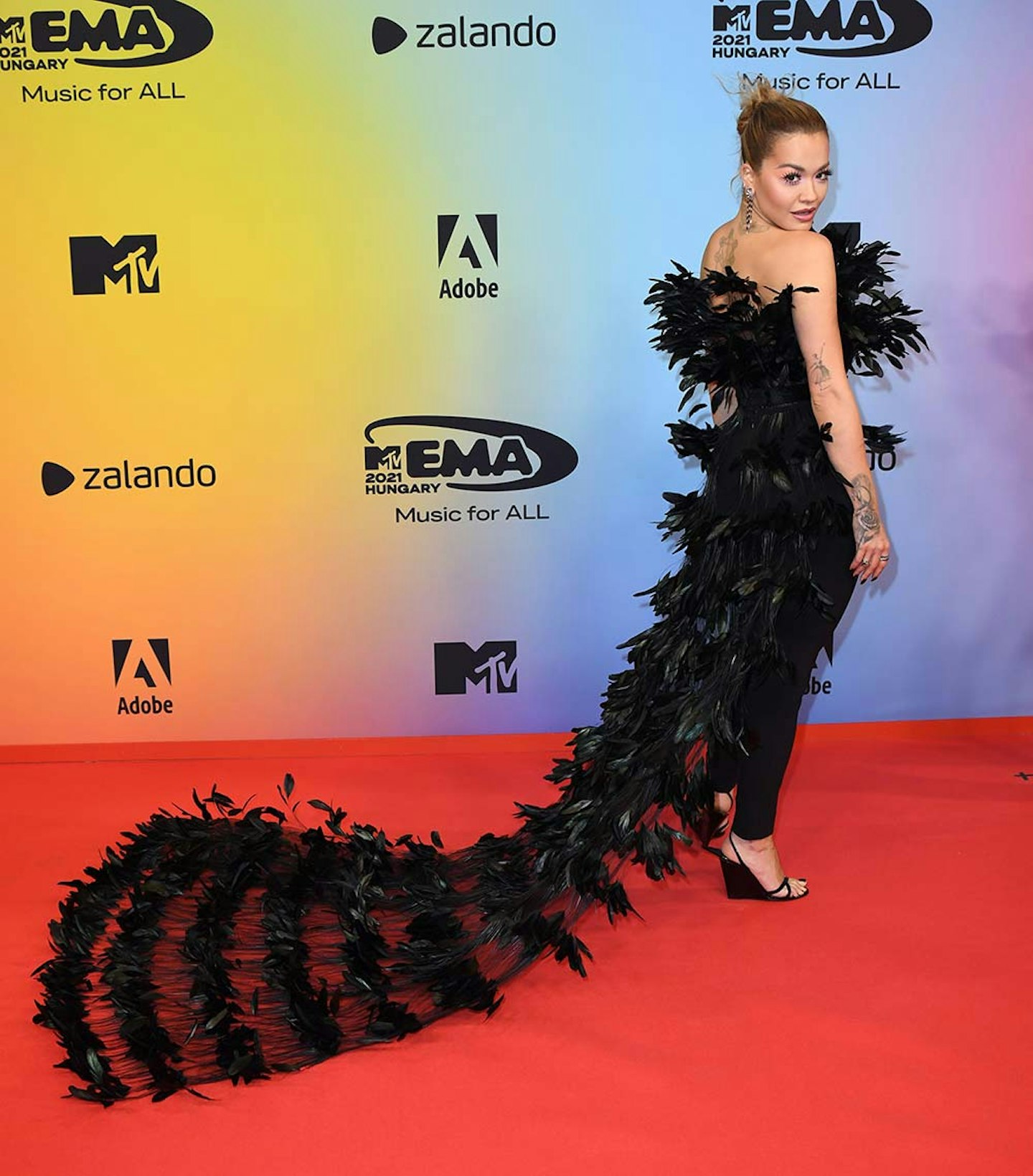 Rita Ora at the 2021 MTV European Music Awards