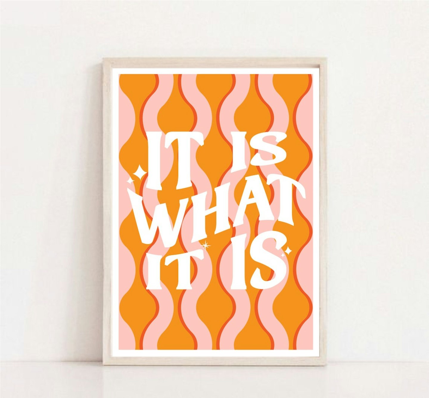 Etsy, It Is What It Is Wall Art Print, From £3