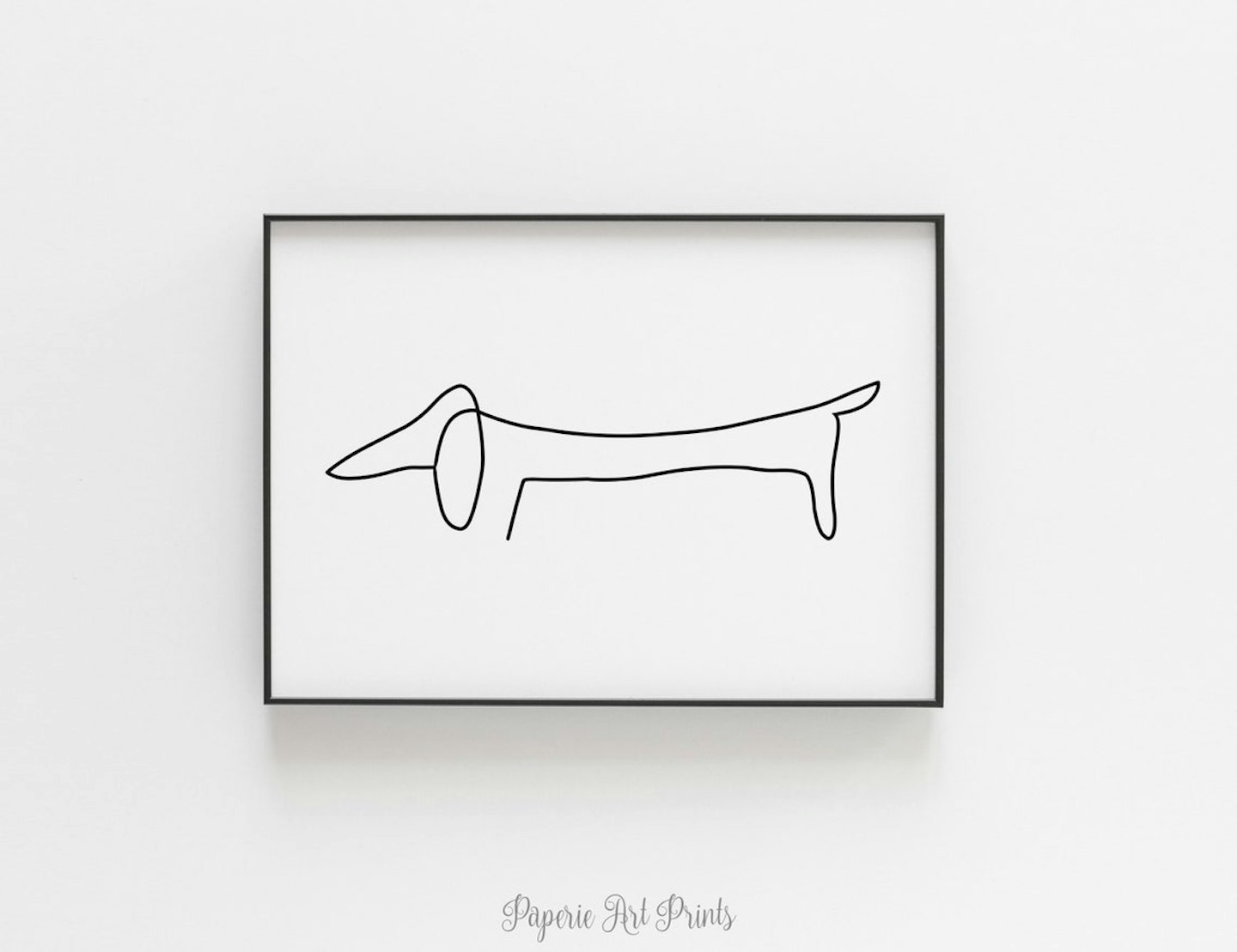 Etsy, Minimalist Dog Line Drawing, From £10.95