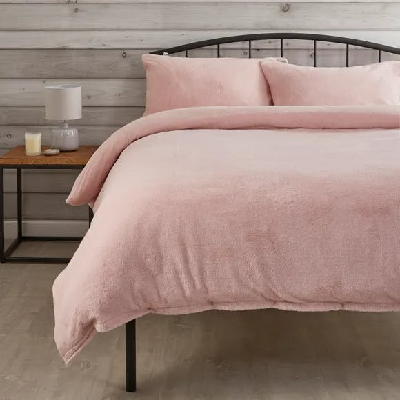 dunelm fleece bedding set