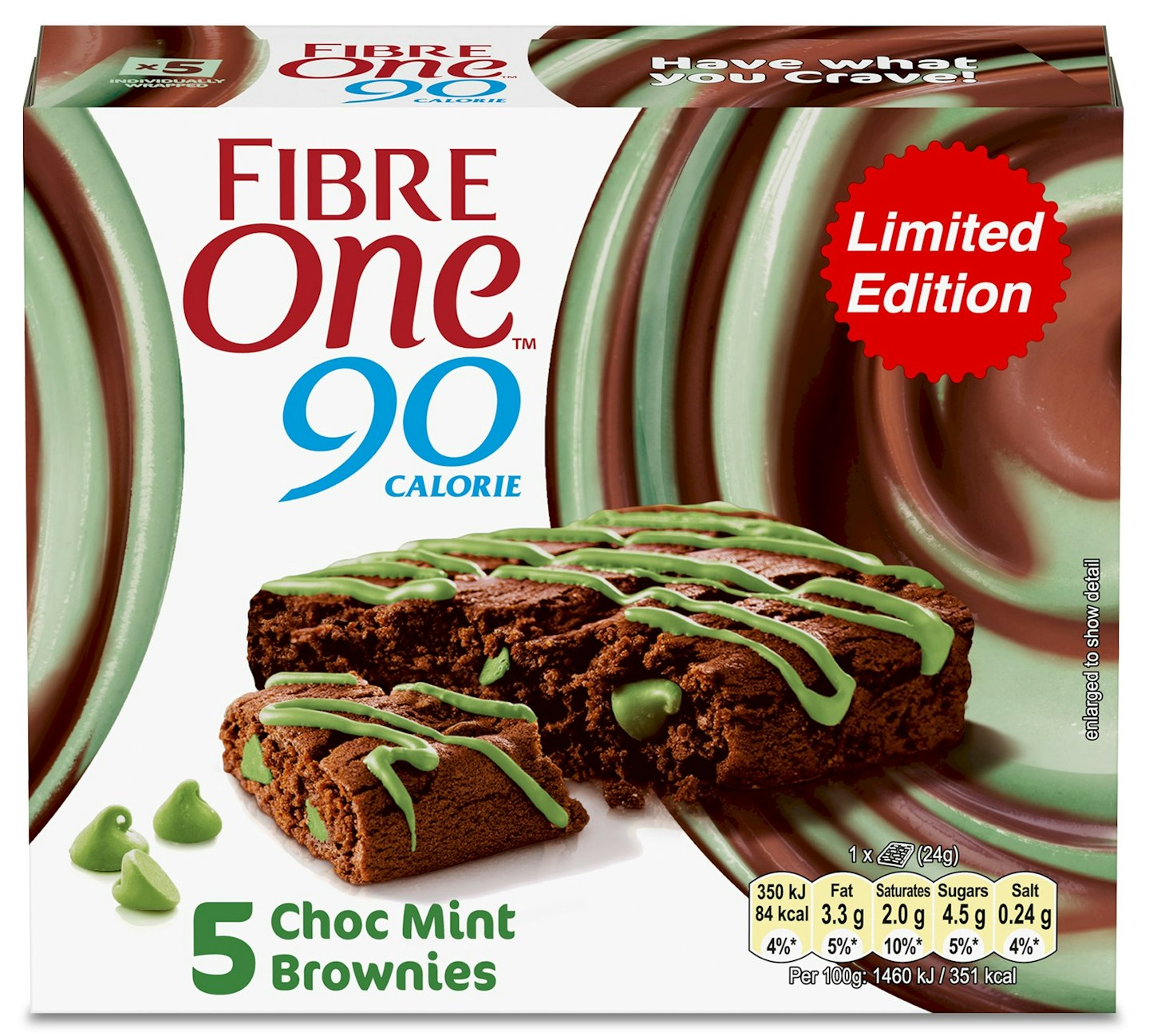 Fibre One 90 Chocolate Mint Brownie