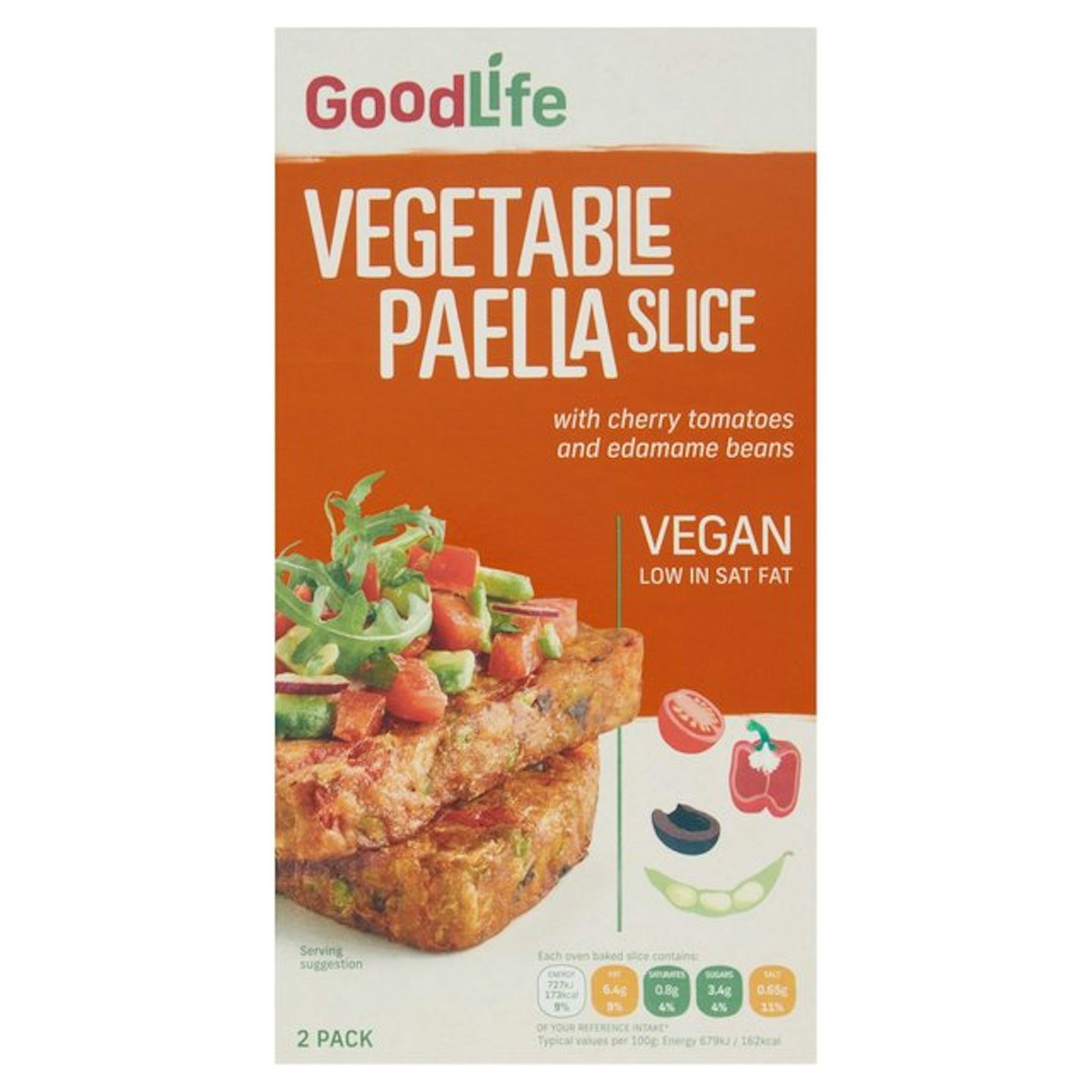Goodlife Vegetable Paella Slice