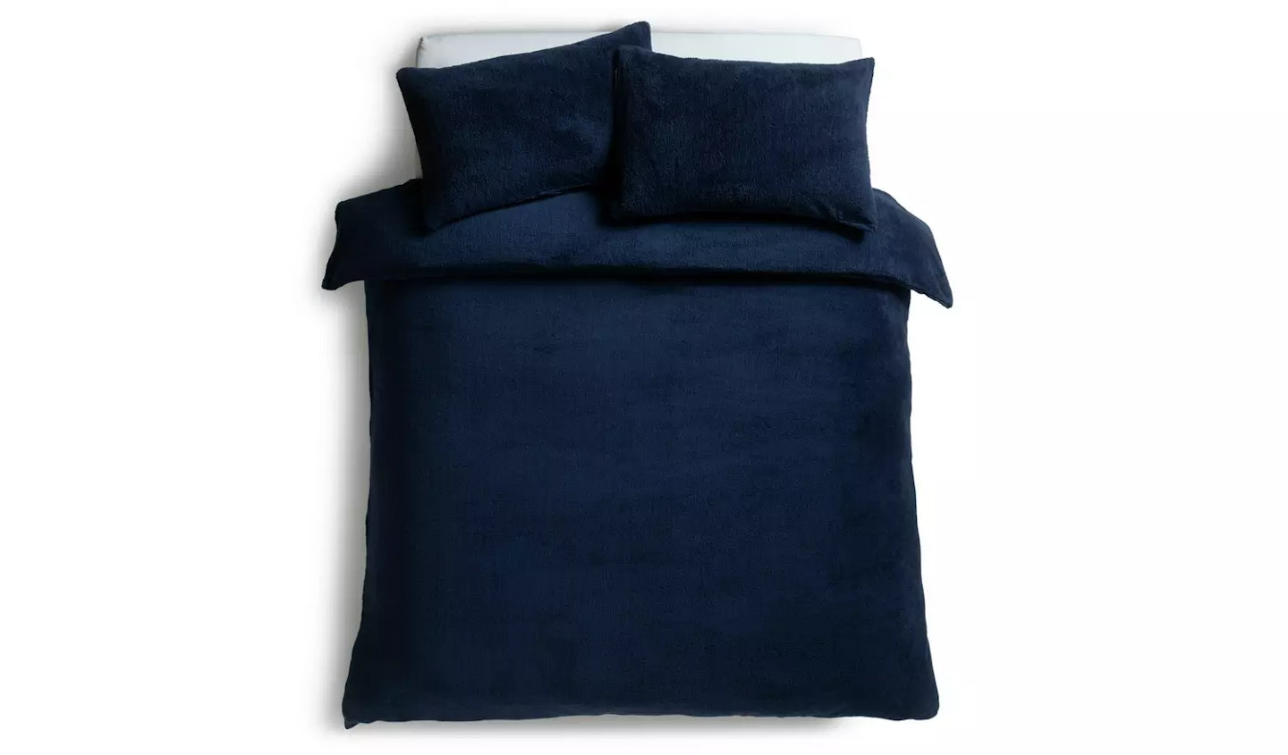 Habitat Navy Fleece Bedding Set - Single