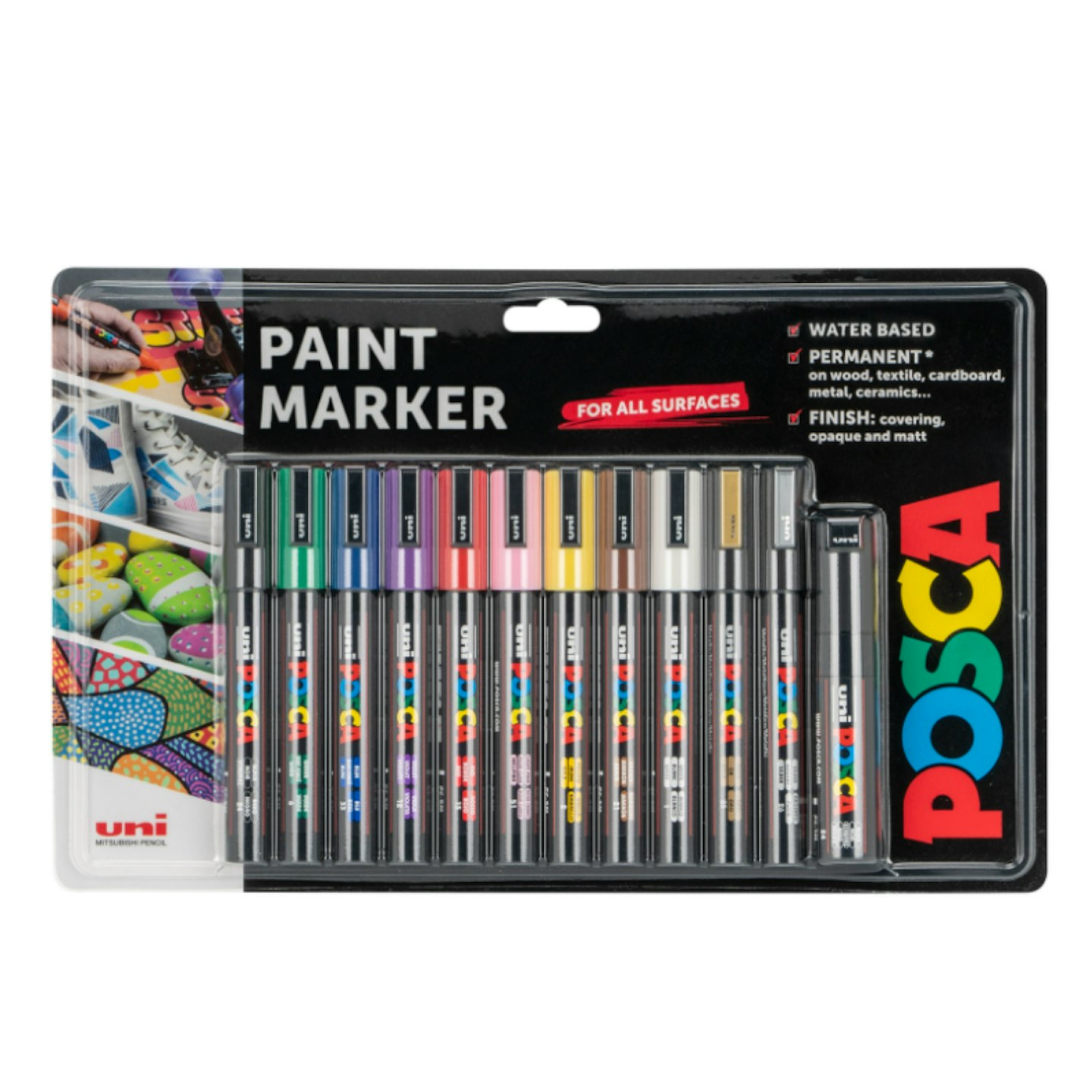 Pack of 12 Posca Paint Markers