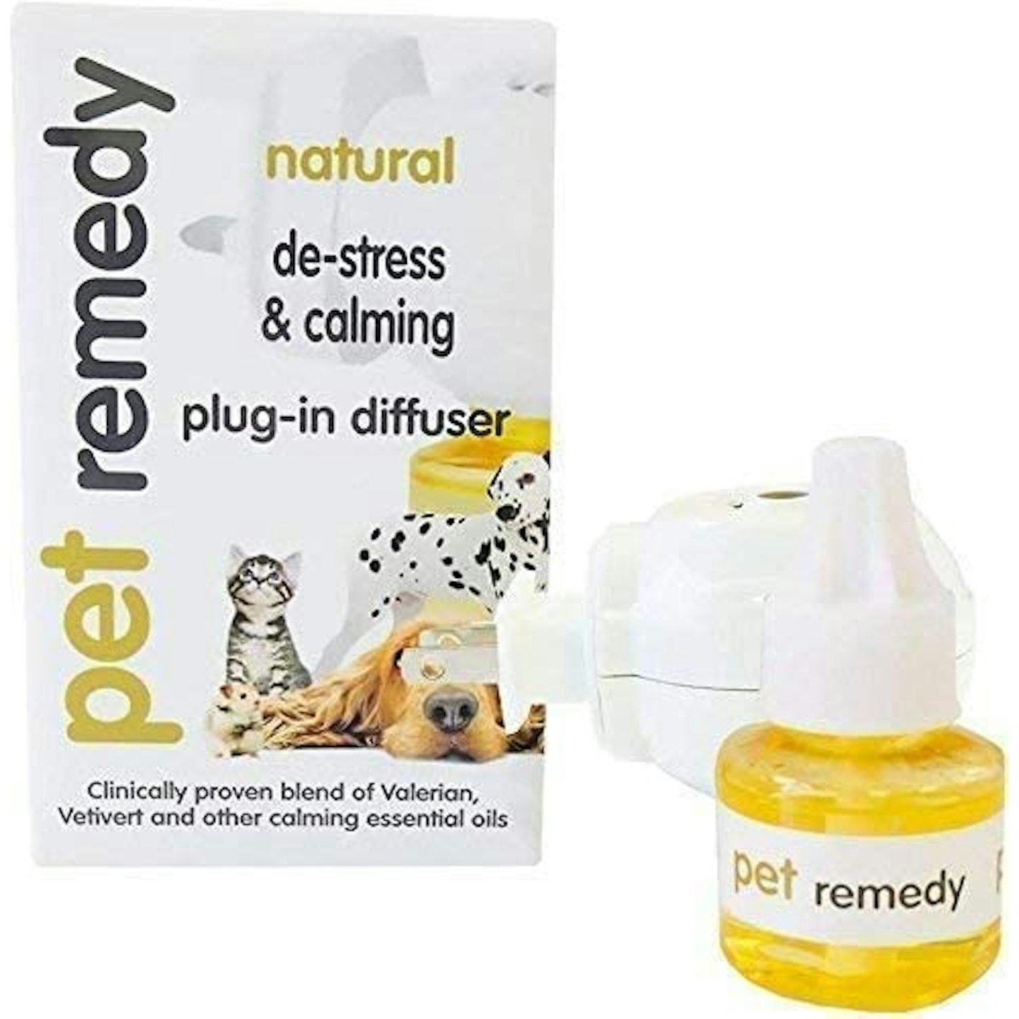 Relaxing Remedy: Pet Remedy Natural De-Stress and Calming Plug-In Diffuser, 40ml