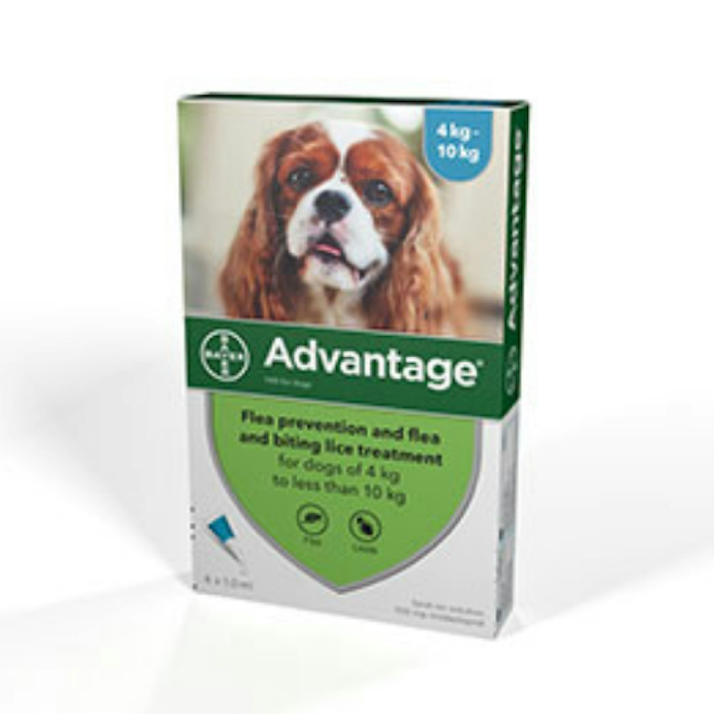 Treatment: Advantage Spot-On Flea Treatment for Dogs, 4 Pack