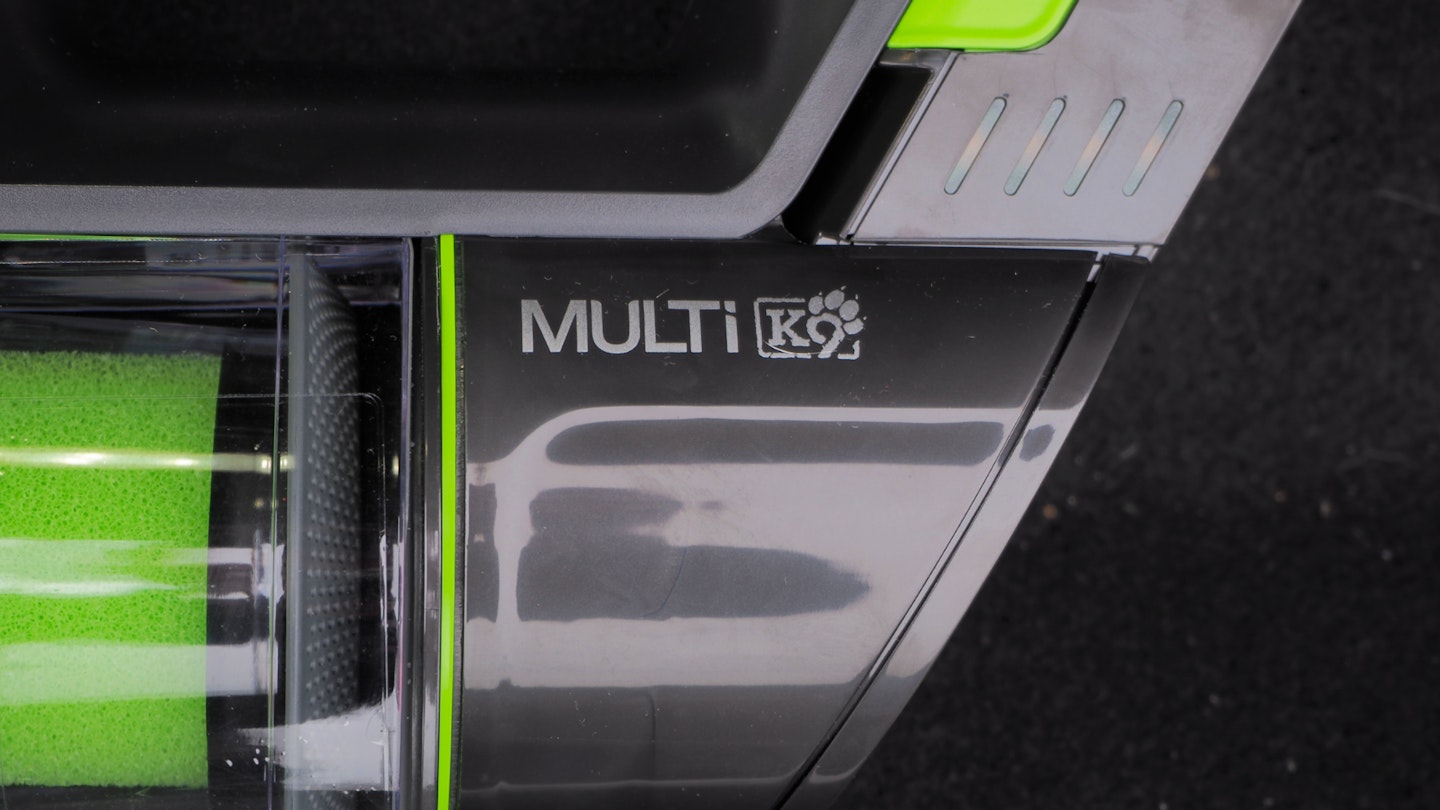 Closeup of Gtech Multi MK2 K9 motor case