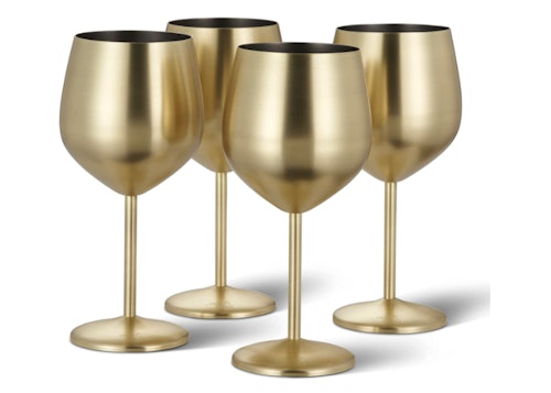 Where To Buy The Love Is Blind Gold Wine Glasses Entertainment Heat