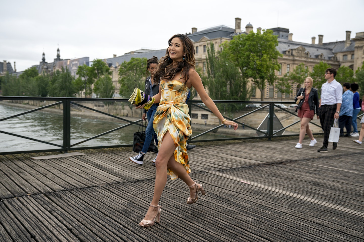 emily in paris season two pretty little thing top and skirt