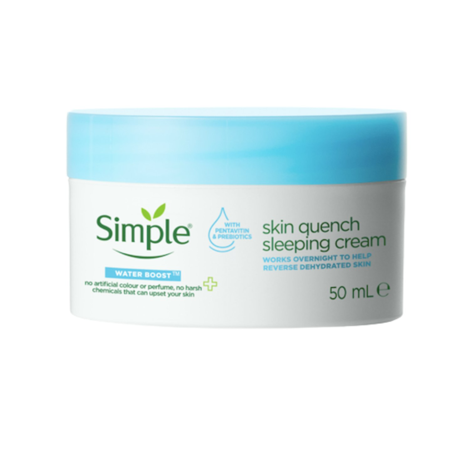 Simple Water Boost Moisturiser Skin Quench Sleeping Cream