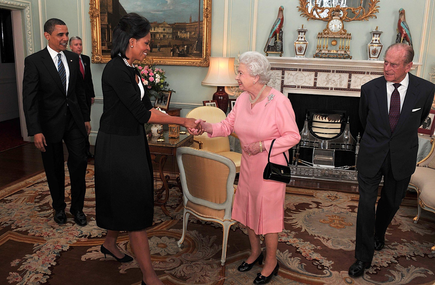 Michelle Obama and the queen