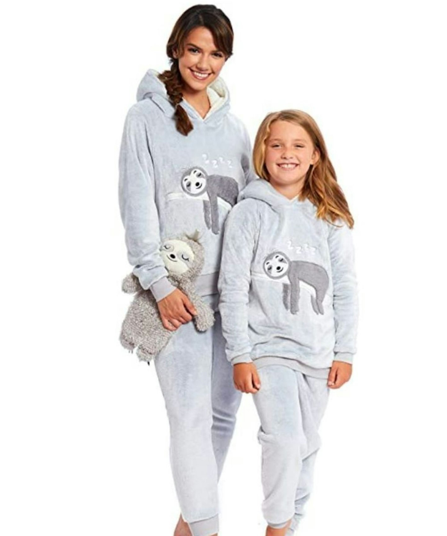 Mother Daughter Matching Sloth PJs