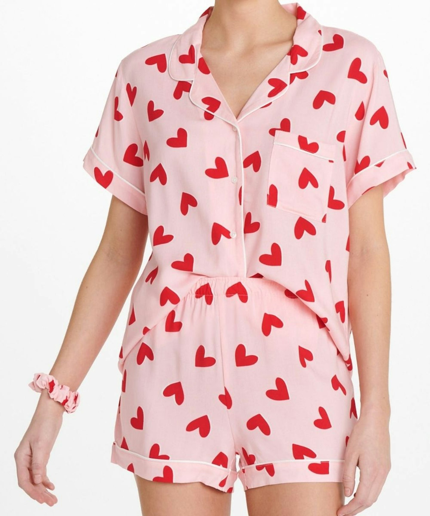 Pink Heart Pyjama Set