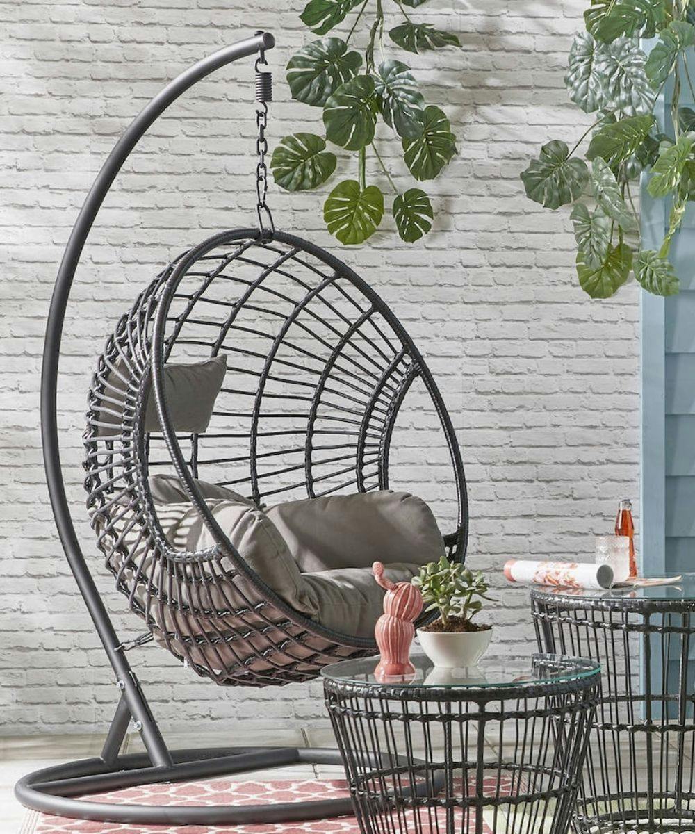 Indoor wicker hotsell egg chair