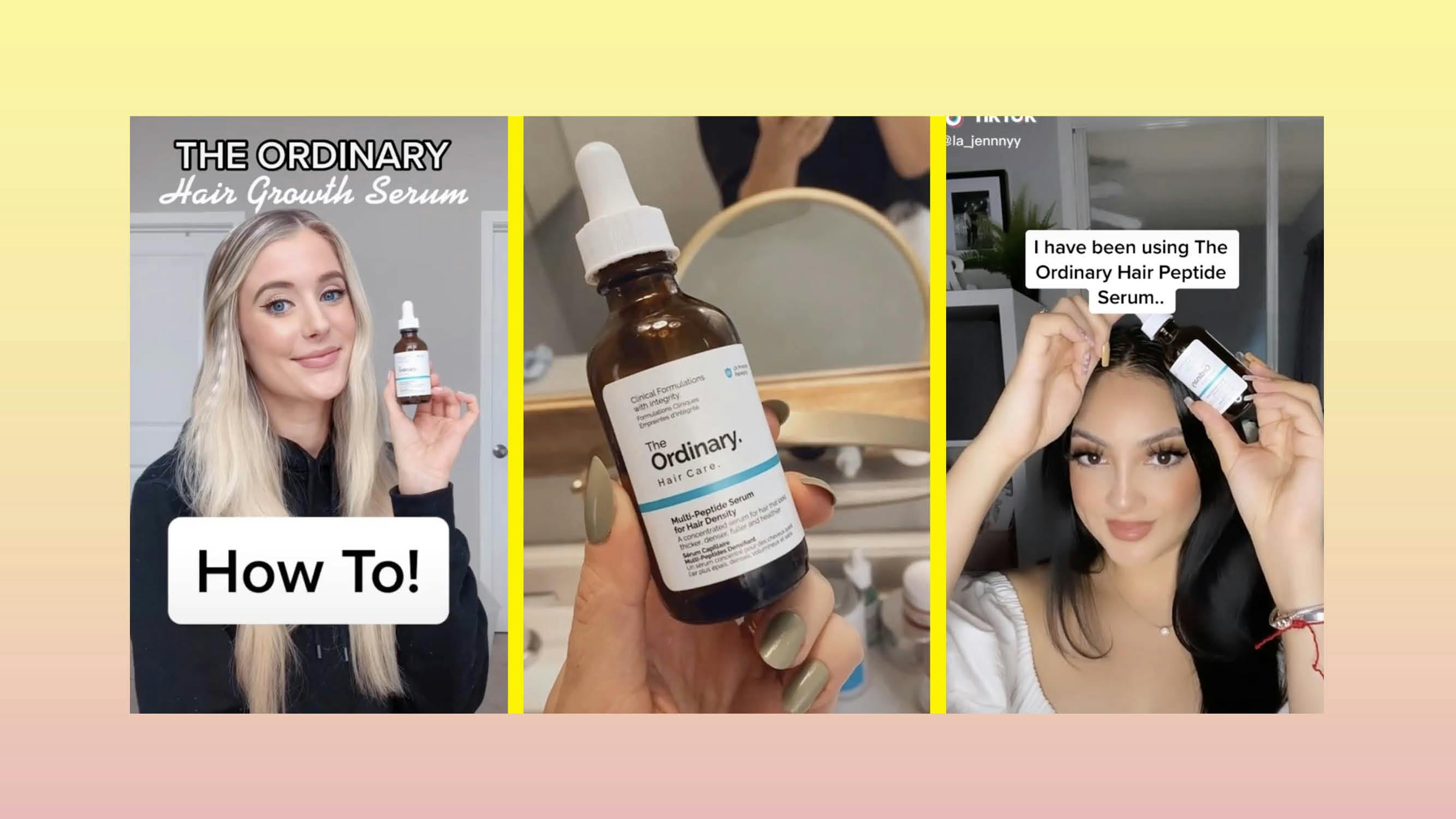 REVIEW The Ordinary Multi Peptide Serum for Hair  Ms Rhea