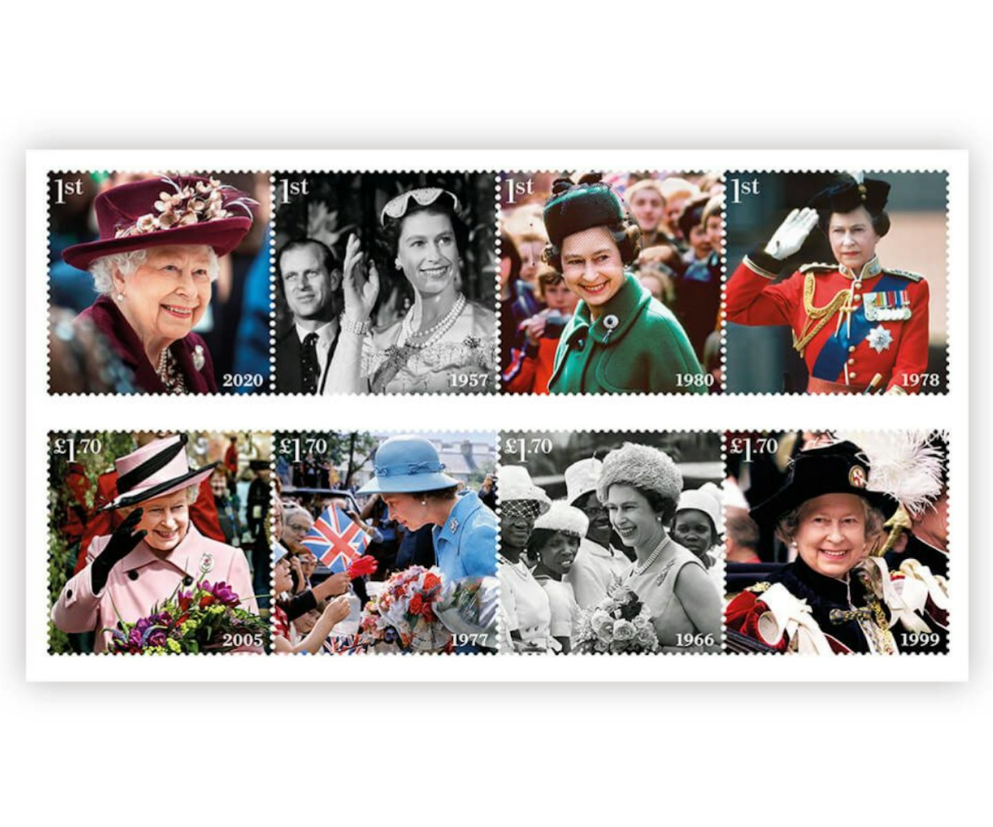 Her Majesty The Queen's Platinum Jubilee Stamp Set