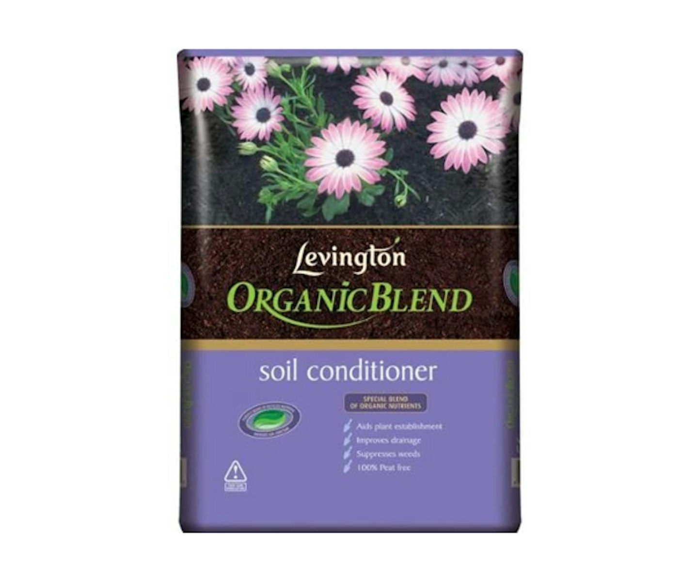 Levington Peat free Organic blend Soil Conditioner 50L