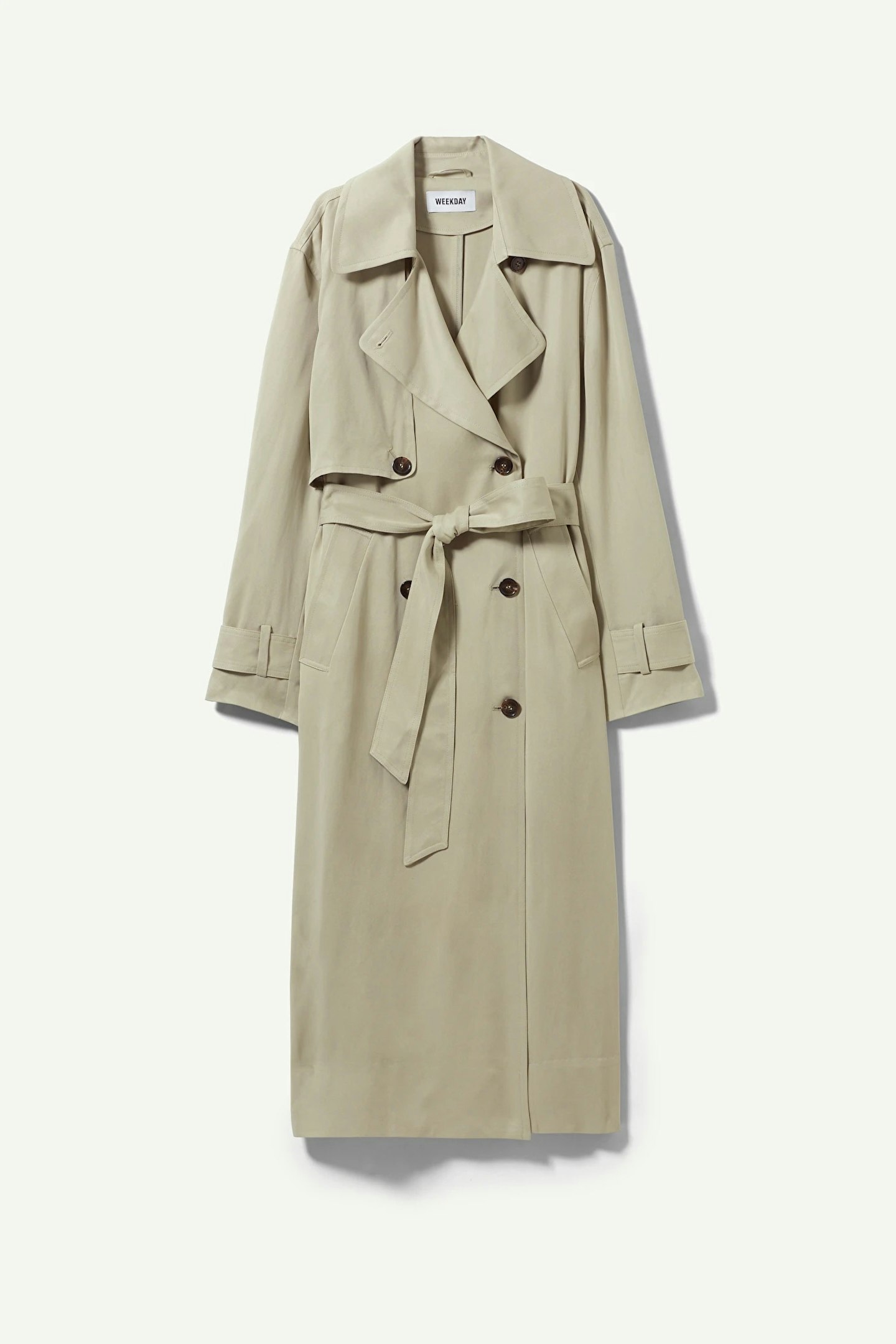 best trench coats for women, Weekday, Casey Fluid Trench Coat, £80