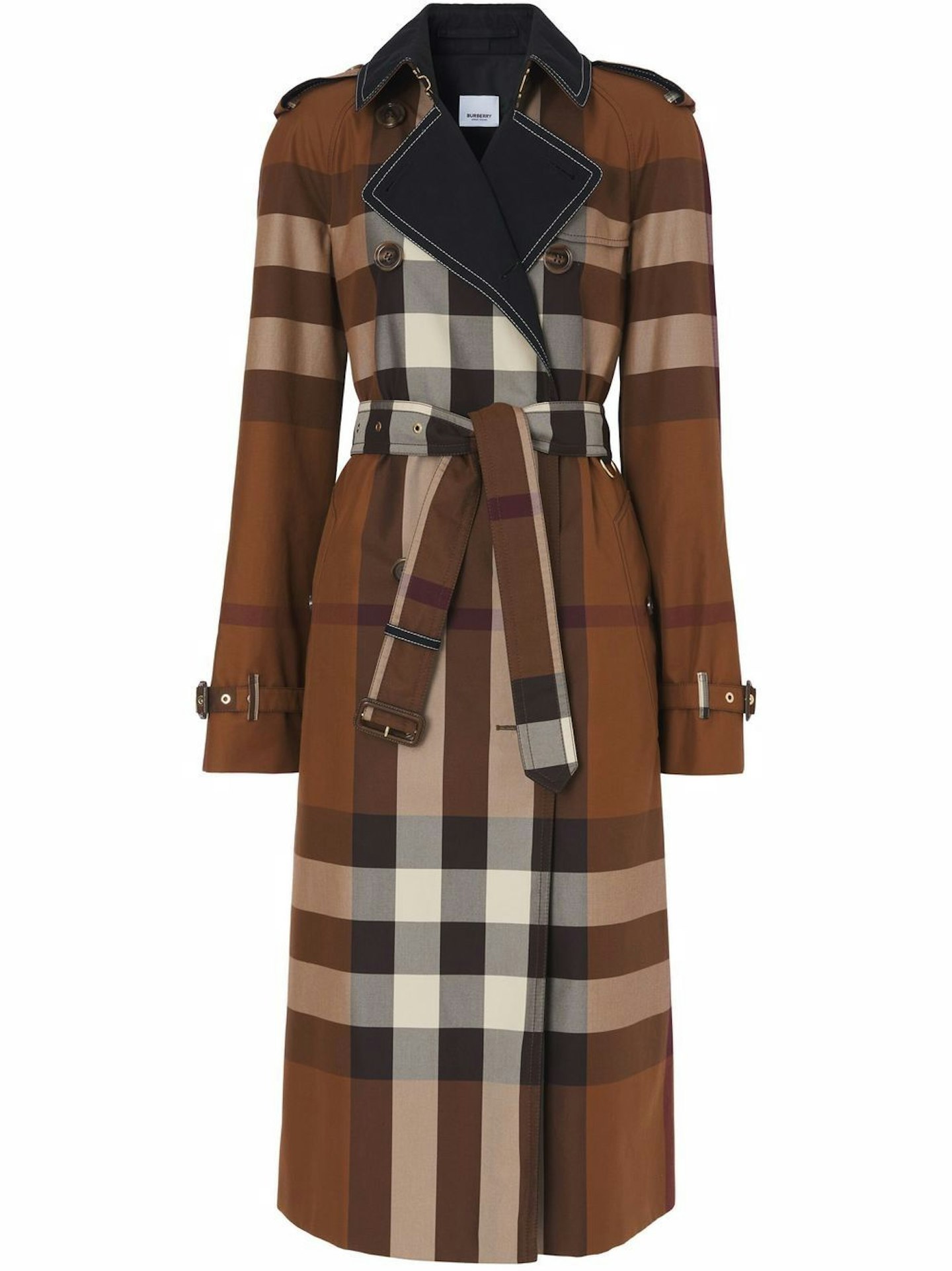 best trench coats for women Burberry, Vintage Check Trench Coat, £2,190