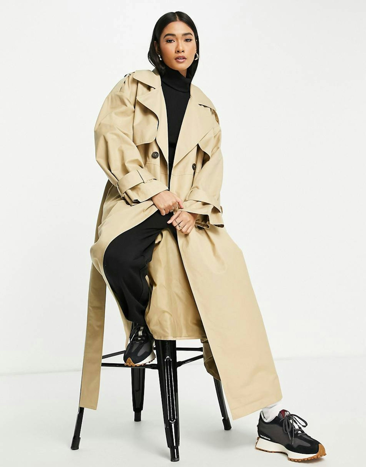 best trench coats for women ASOS Edition, Camel Tie Trench Coat, £140