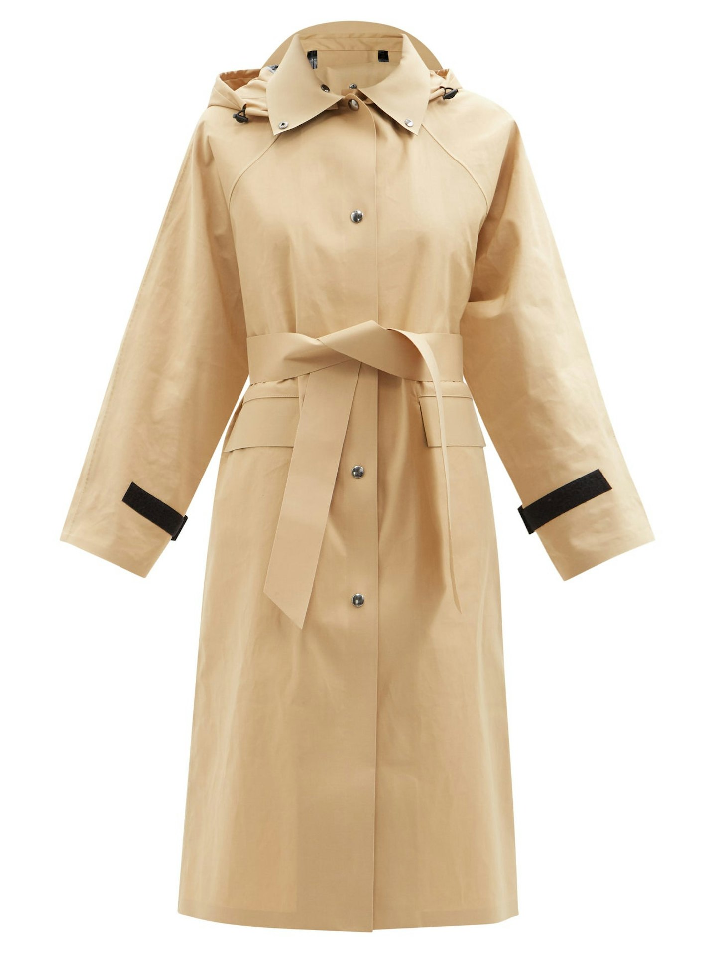 best trench coats for women KASSL Editions, Original Below Hood Cotton Blend Trench Coat, £790