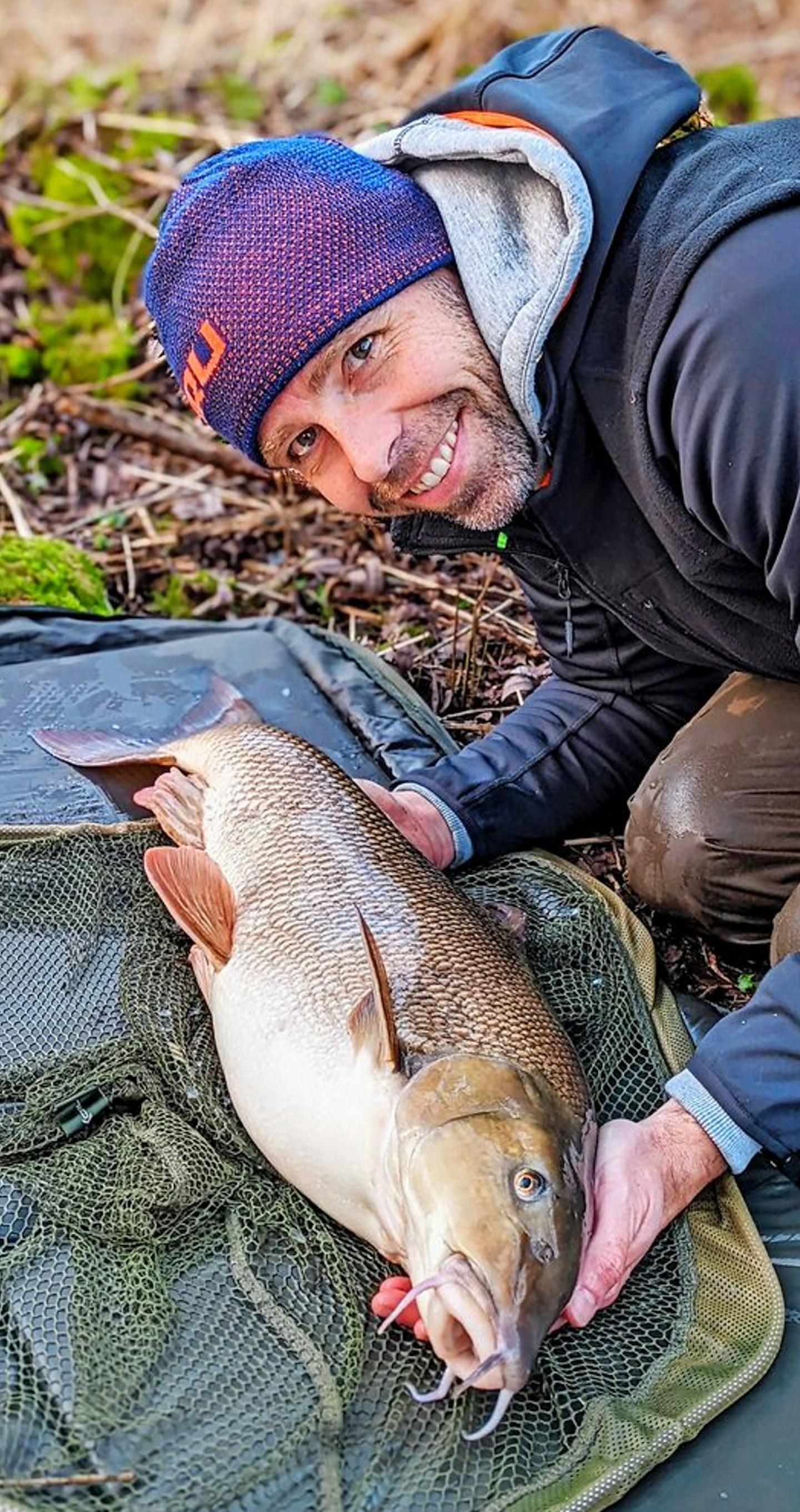 A dream barbel PB of 17lb 8oz for Dean Macey from a southern river