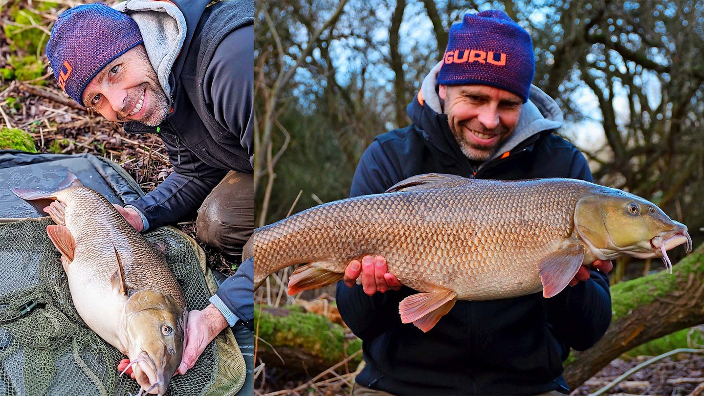 A single hookbait caught this giant barbel – Dean Macey