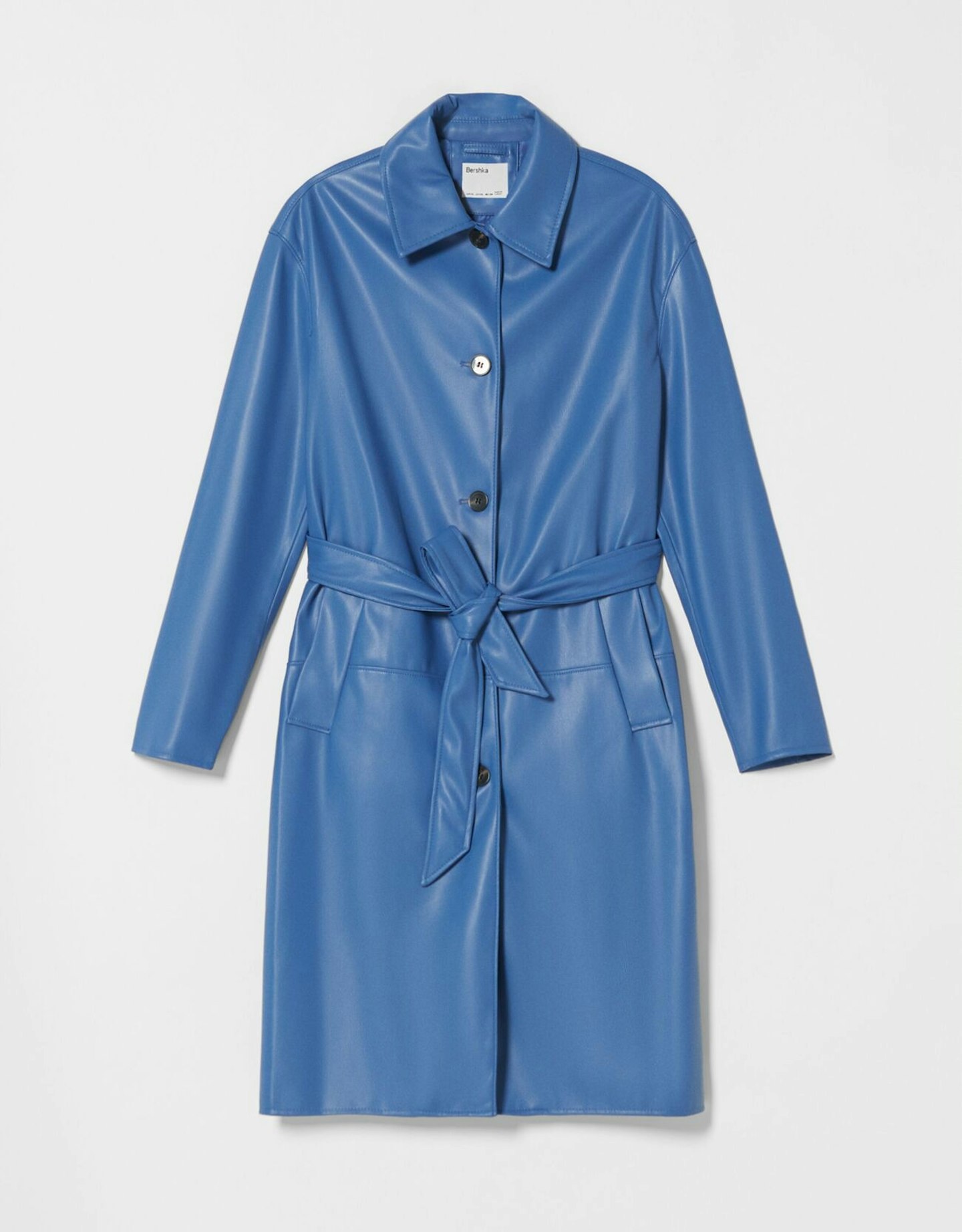 Faux-Leather Trench Coat, £34.99