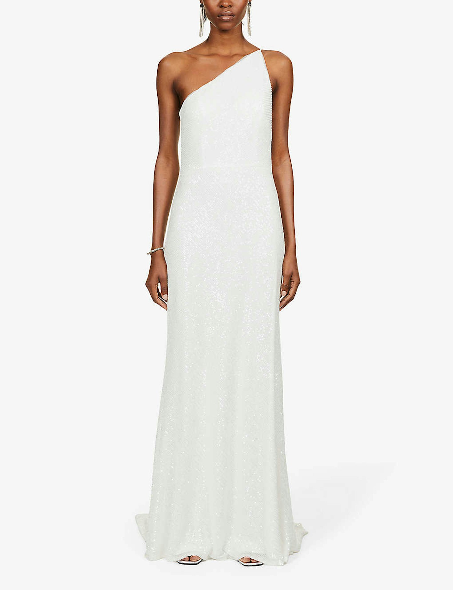 best high street wedding dresses Jenny Yoo, One Shoulder Sequin Gown, £545