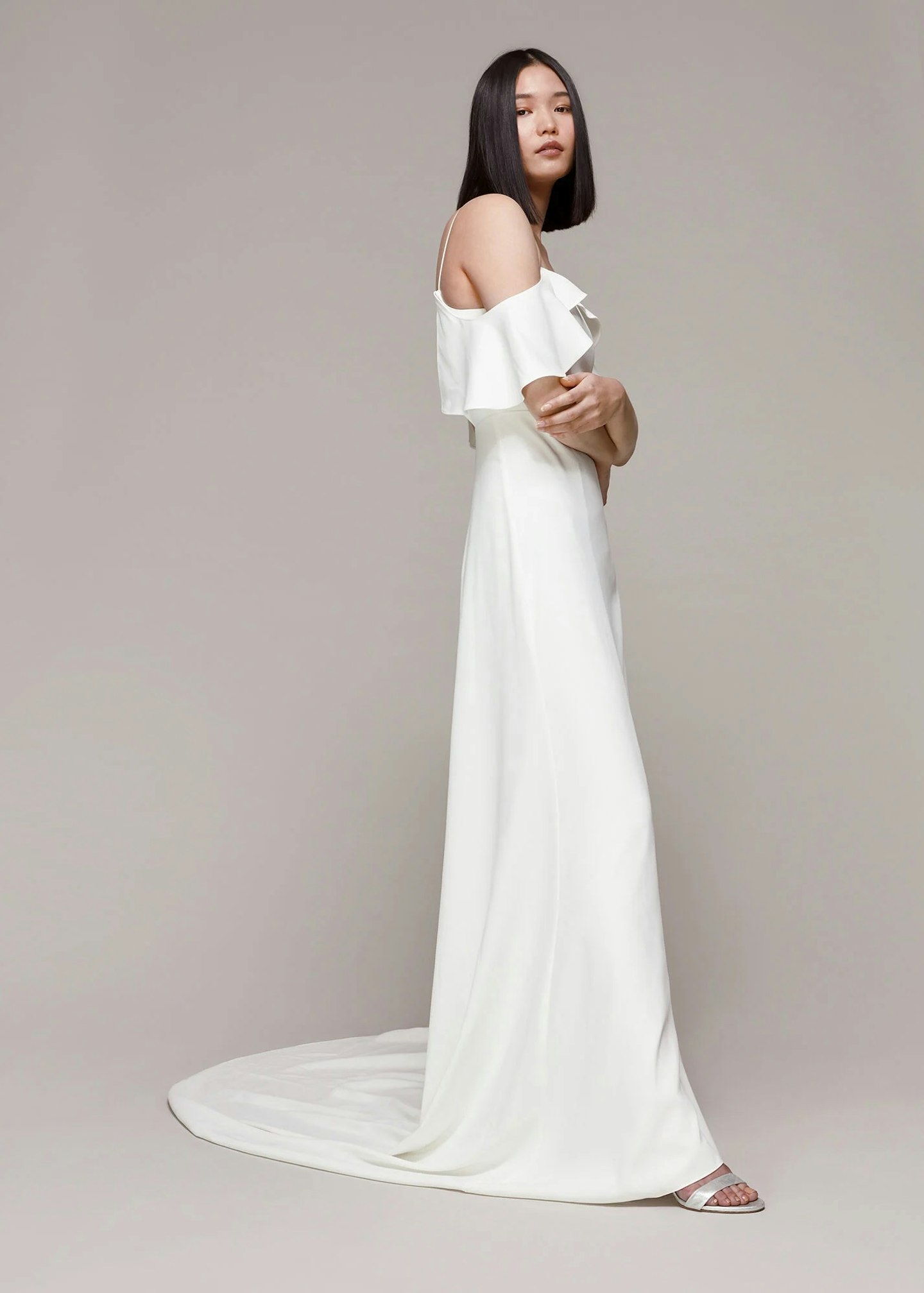 best high street wedding dresses Whistles, Esther Bardot Ivory Wedding Dress, £499