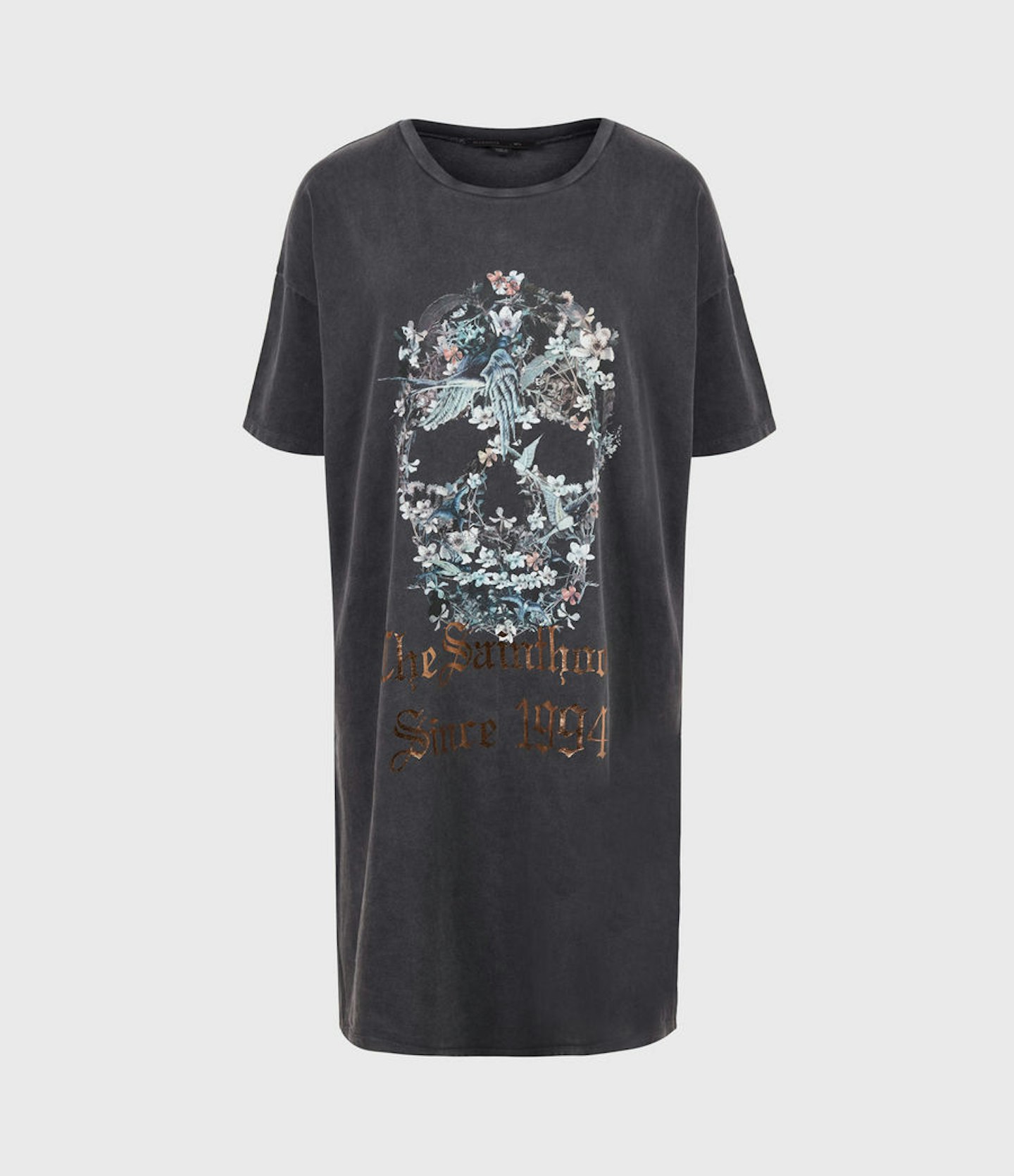 Skull t-shirt dress