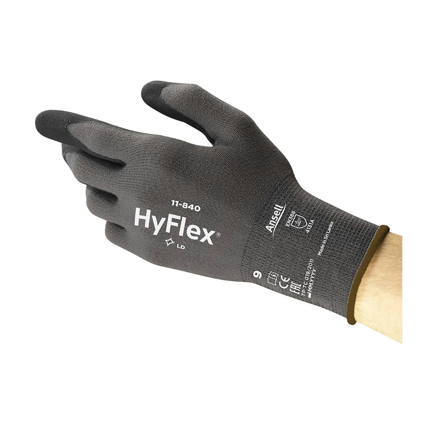 Ansell HyFlex 11-840 Work Gloves