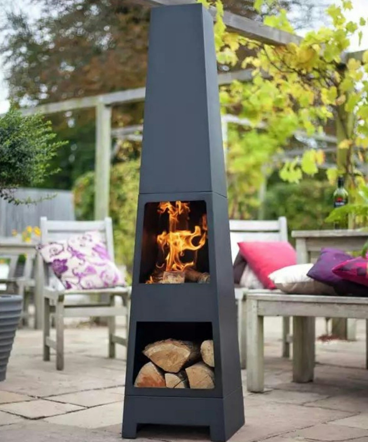 La Hacienda Malmo Steel Chiminea, £165