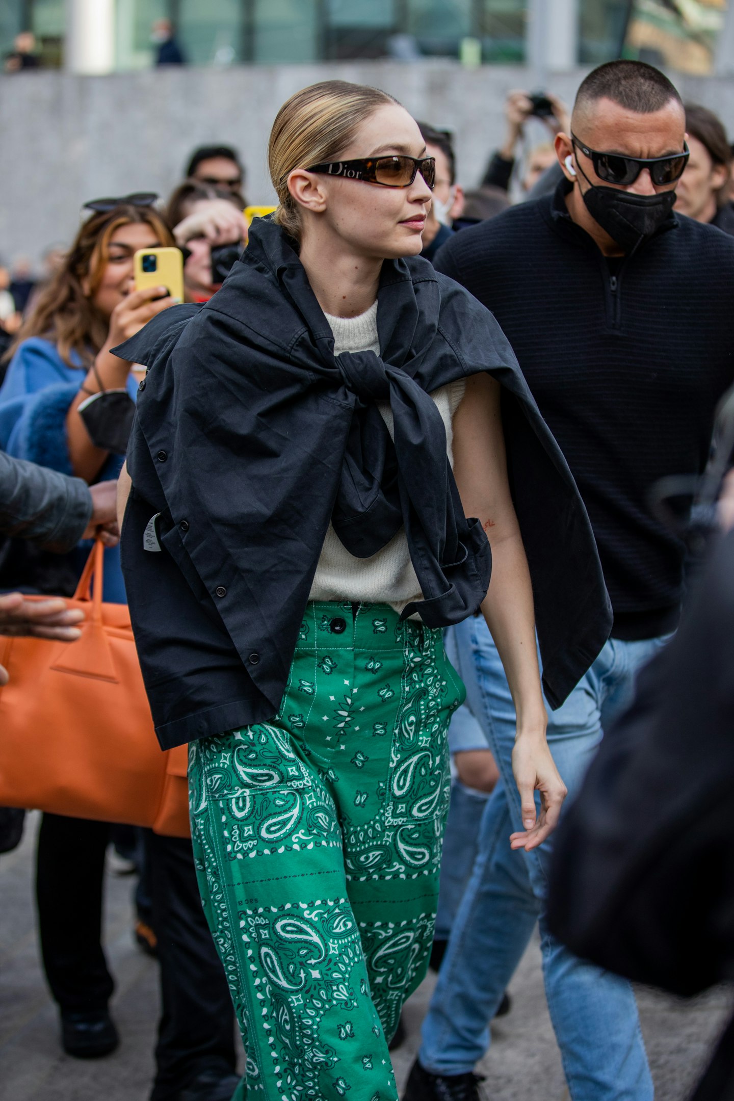 Gigi Hadid at Milan Fashion Week