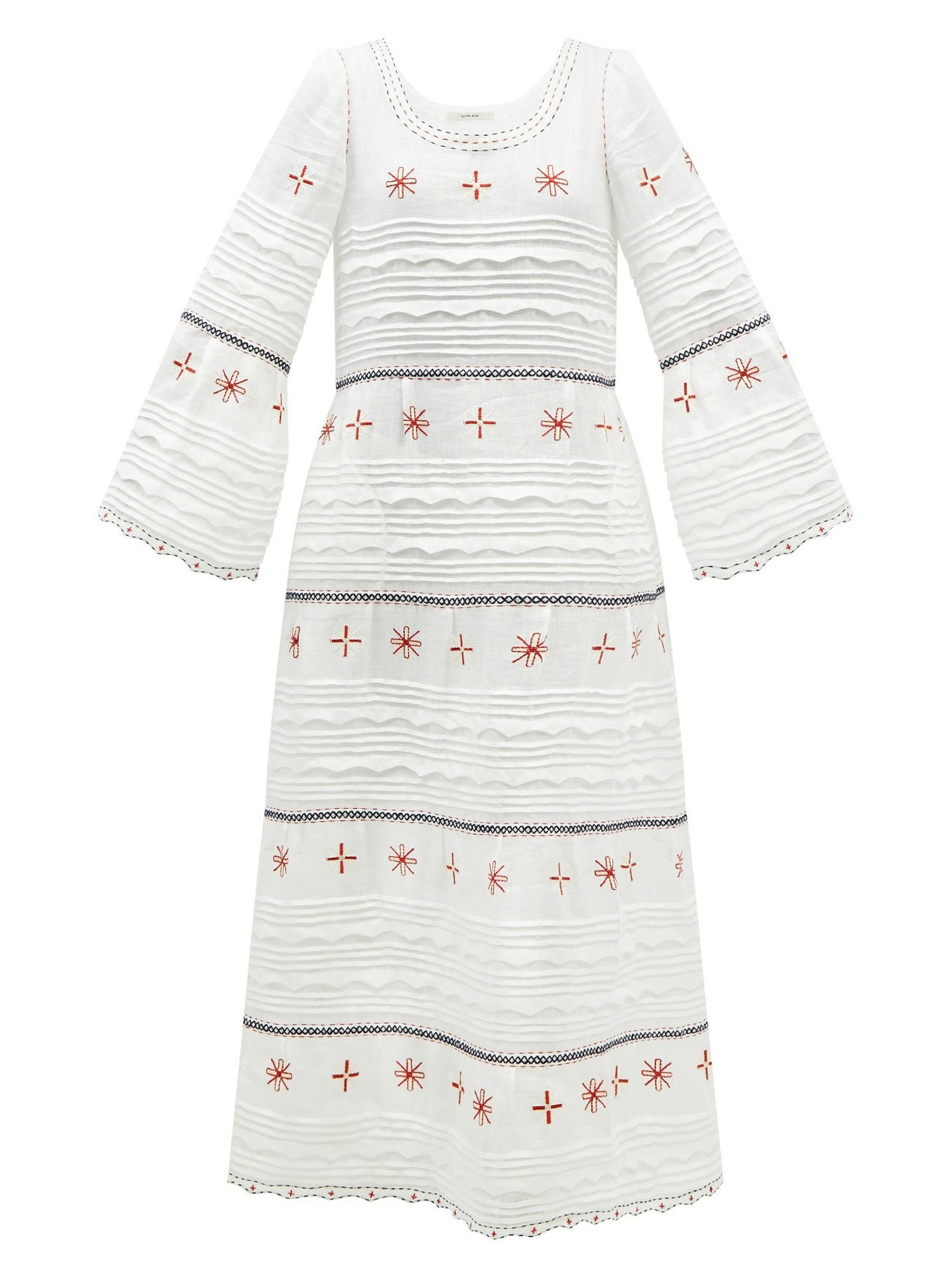 Vita Kin, Regina Embroidered-Linen Midi Dress, £1,741