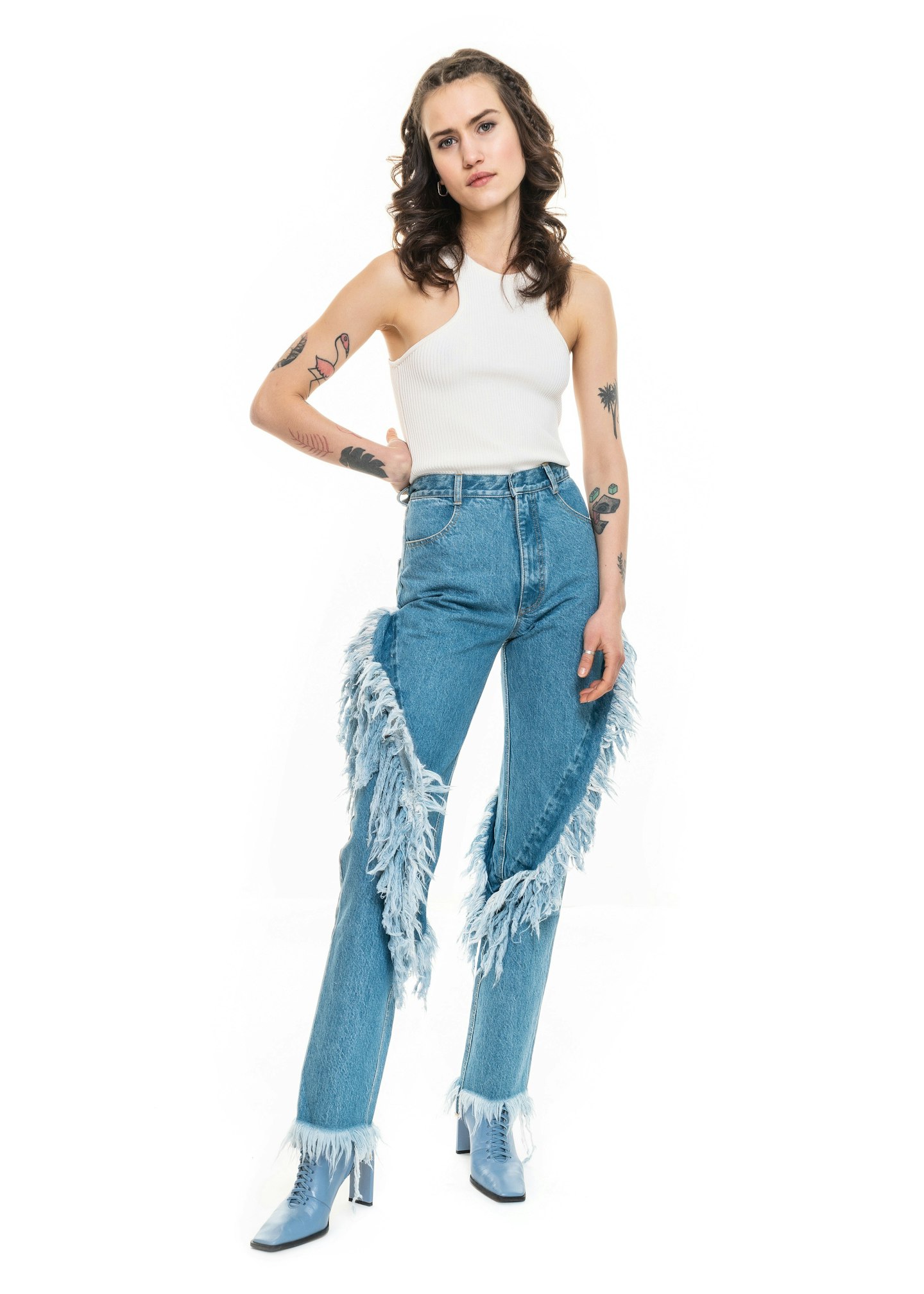 Ksenia Schnaider, Slim Cowboy Jeans, £314