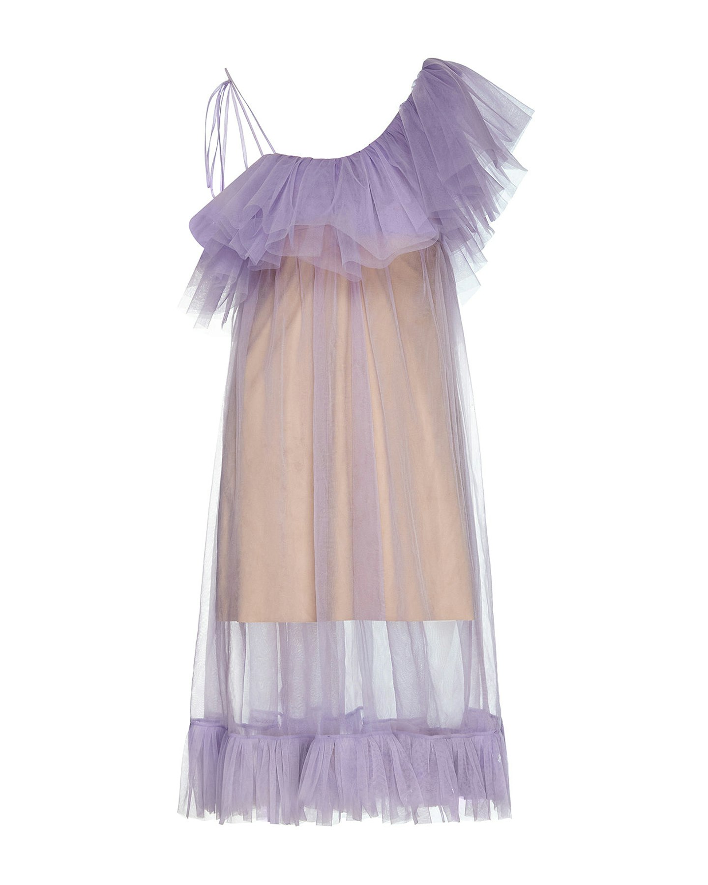 Paskal, Asymmetric Dress With Ruffles, £424