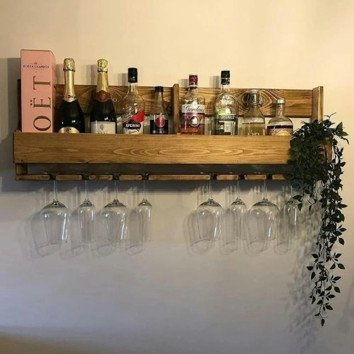 Wall Mounted Home 100cm Bar, Drinks Unit