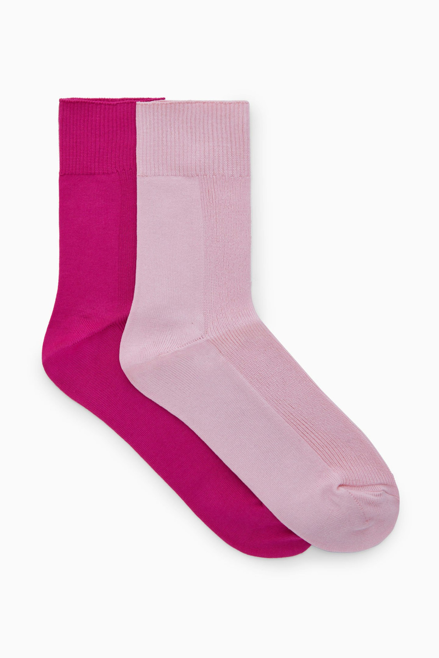COS, 2-Pack Ribbed Panel Socks, £10