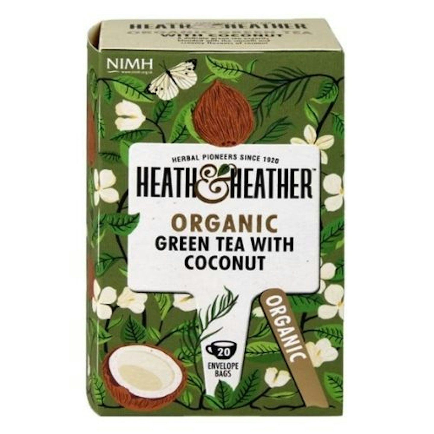 Heath & Heather Organic Green Tea with Coconut