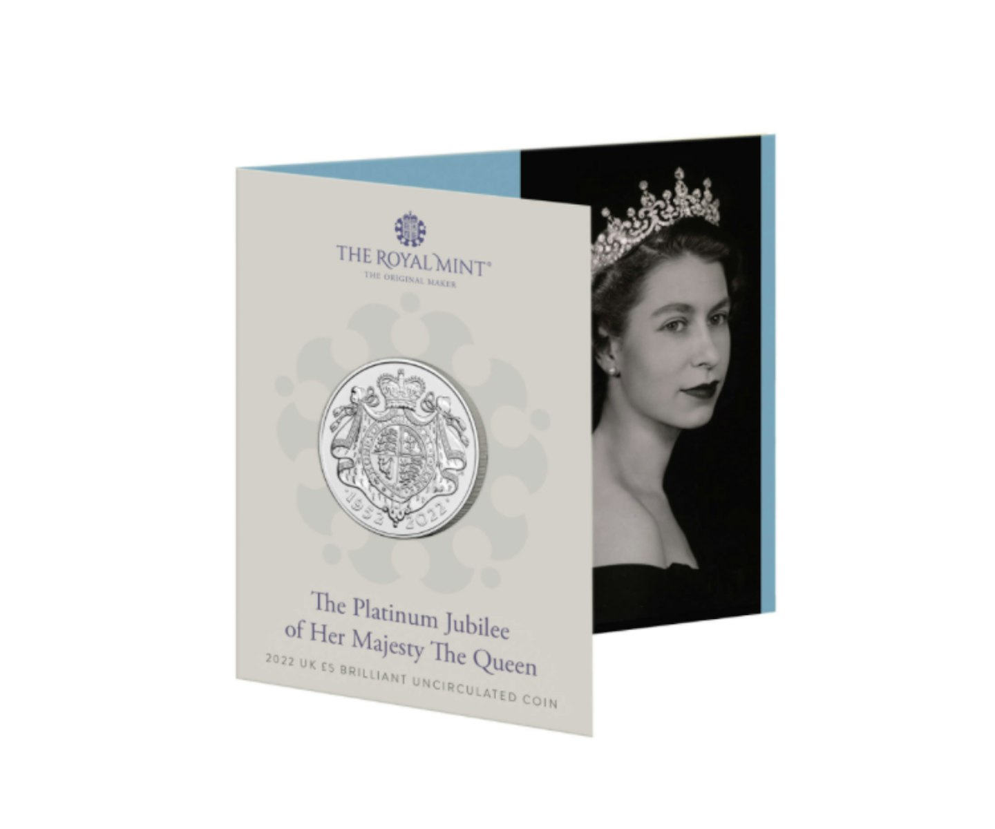 The Platinum Jubilee of Her Majesty The Queen 2022 UK £5 Brilliant Uncirculated Coin