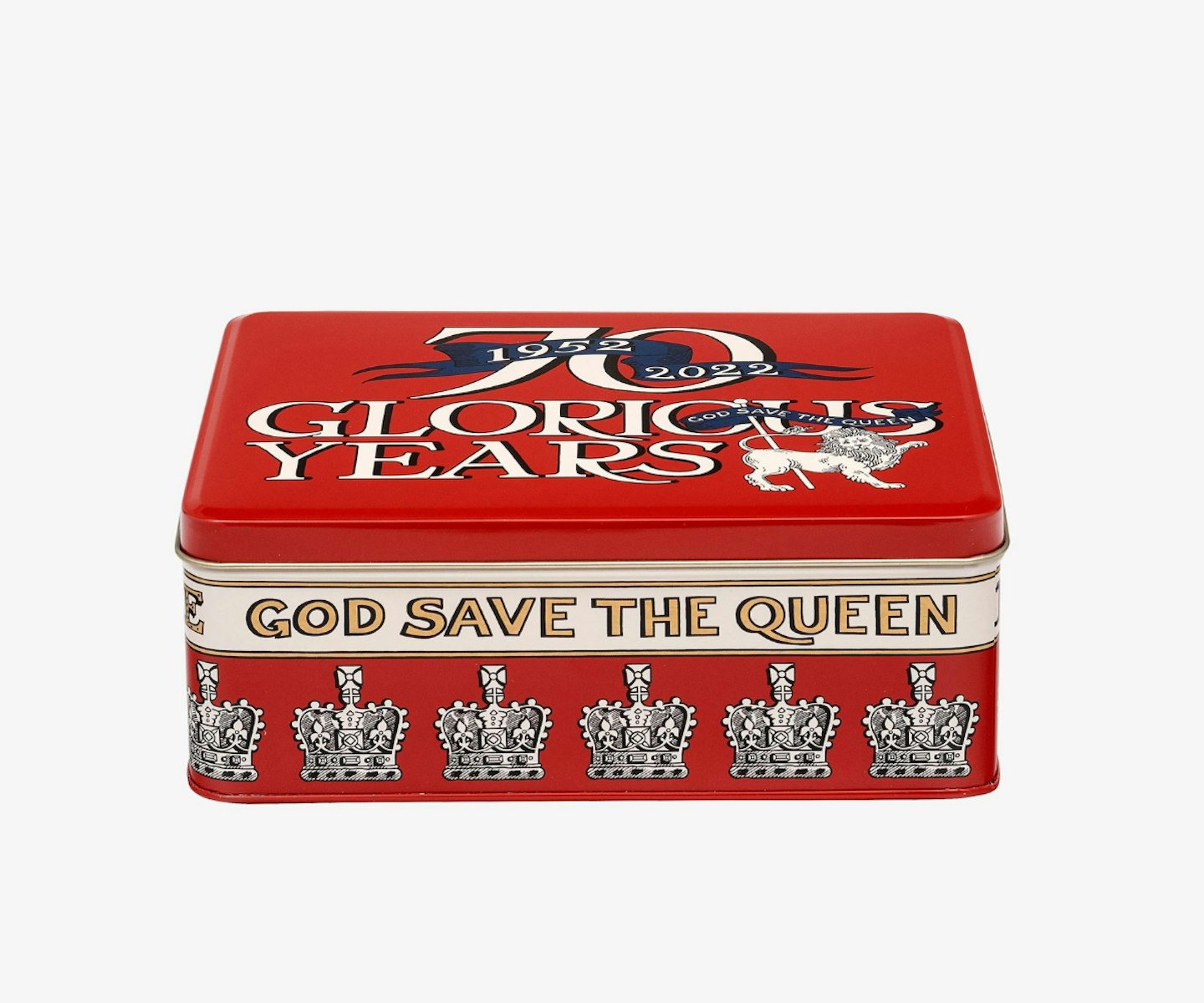 Queen's Platinum Jubilee Medium Shallow Tin