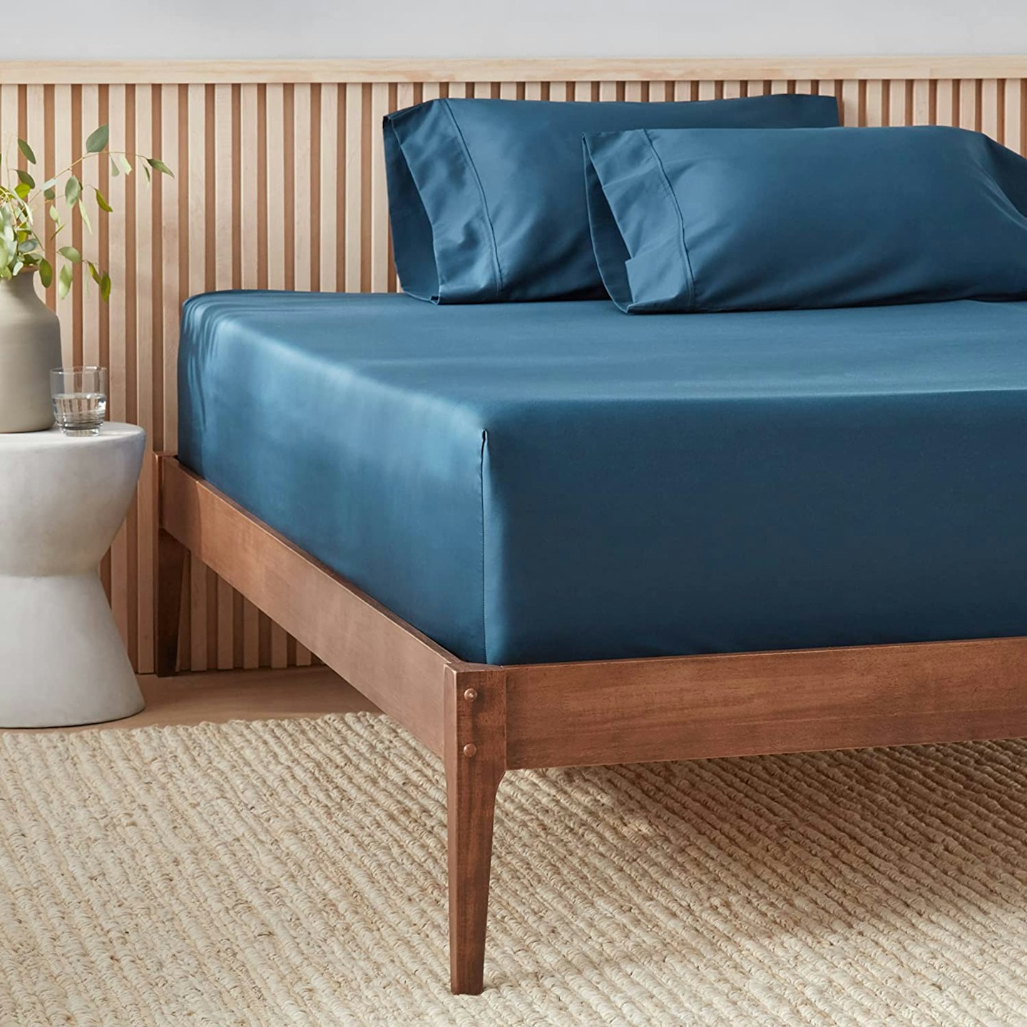 Amazon Aware 100% Organic Cotton 300 Thread Count Sateen Fitted Sheet, £22.99