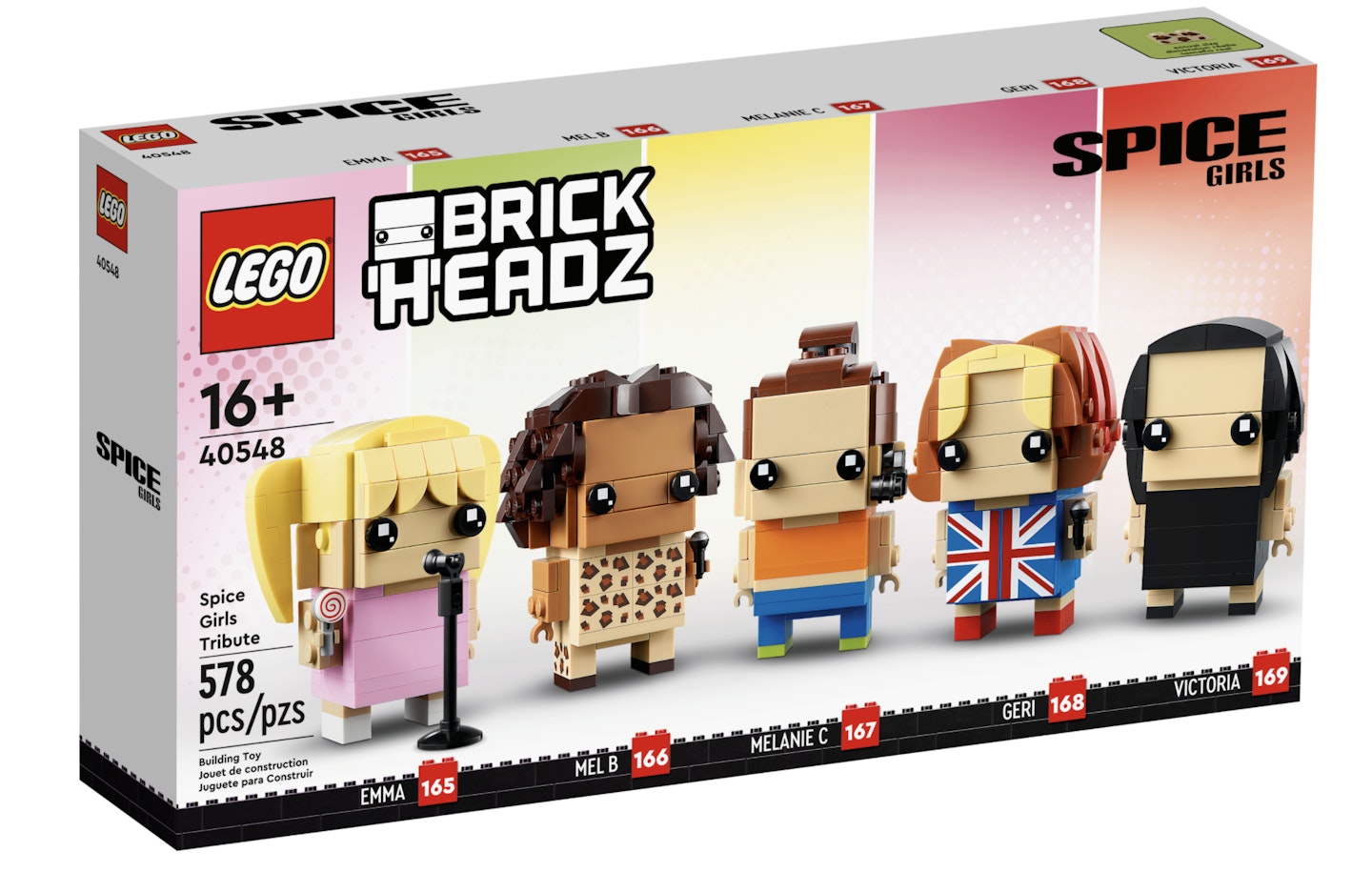 LEGOu00ae BrickHeadzu2122 Spice Girls Tribute box