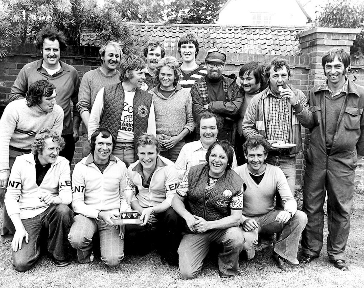 Roy Marlow (back row, second from left) loved the camaraderie of the 1970s. Here he is with the all-conquering Likely Lads