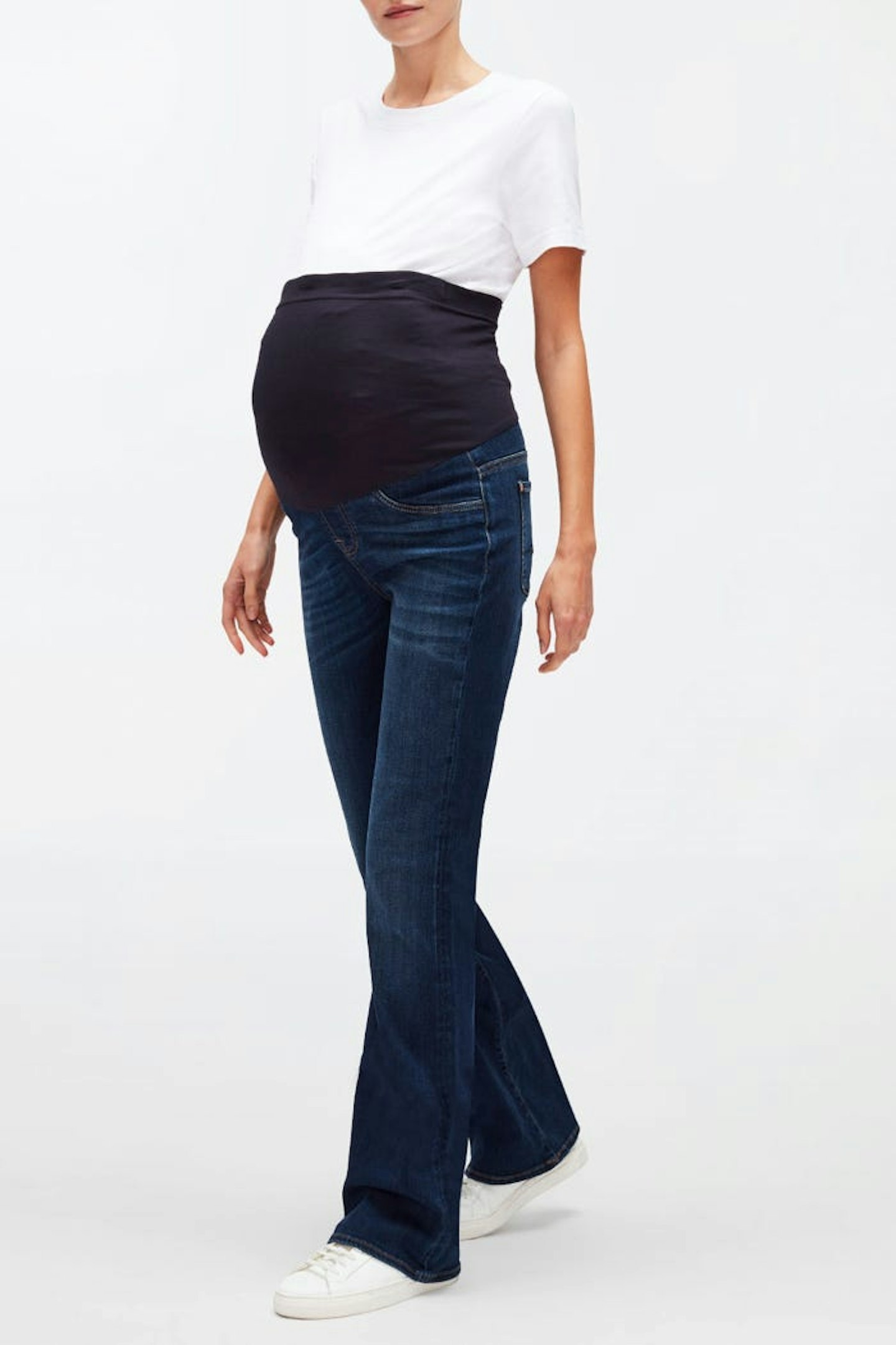 best maternity jeans 7 For All Mankind, Maternity Slim Illusion Luxe Starlight Jeans, £200